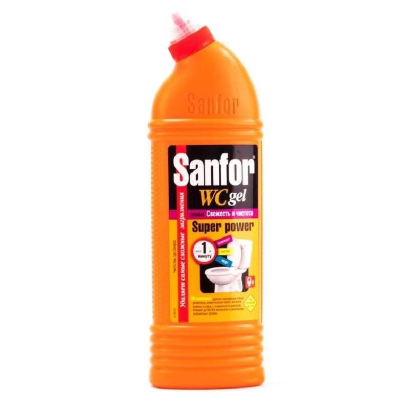 Средство для сантехники Sanfor WC gel Super Power 750 г Санфор