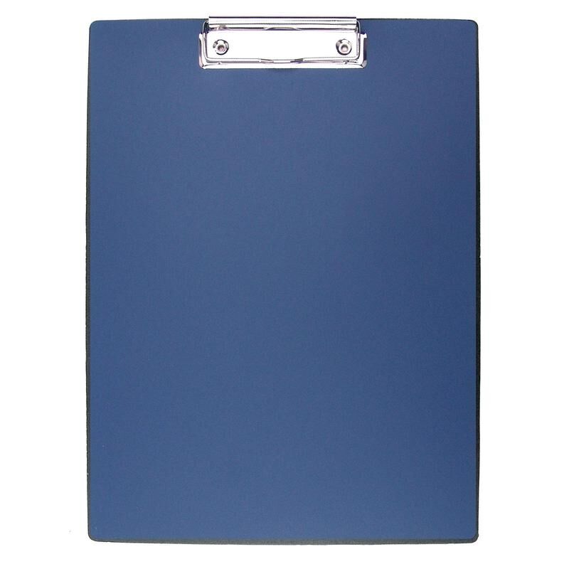 Папка-планшет с зажимом Attache Economy A4 пластиковая синяя