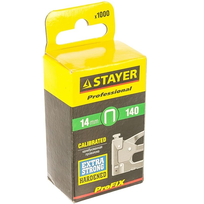 Скобы для степлера закал., тип 140, 14мм, 1000 шт STAYER (31610-14) Stayer