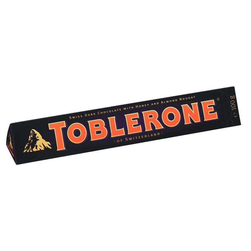 Шоколад Toblerone горький с нугой 100 г TOBLERONE