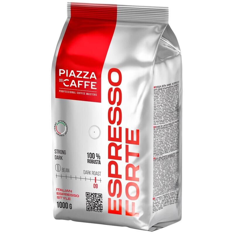 Кофе в зернах Piazza Del Caffe Espresso Forte 1 кг Piazza del Caffe