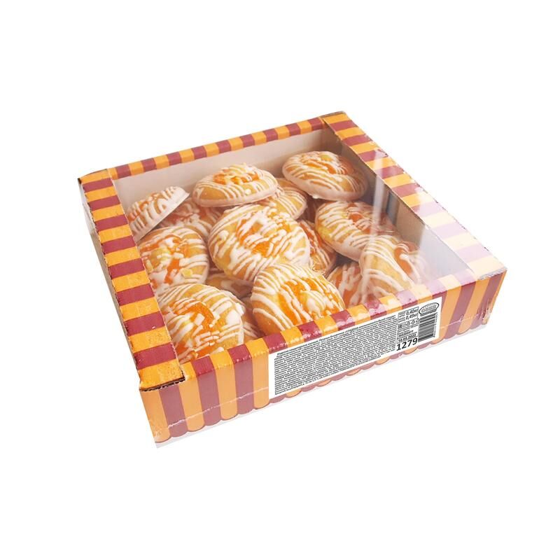 Печенье бисквитное Семейка Озби Сладяша апельсиновые в белой глазури 400 г Семейка ОЗБИ