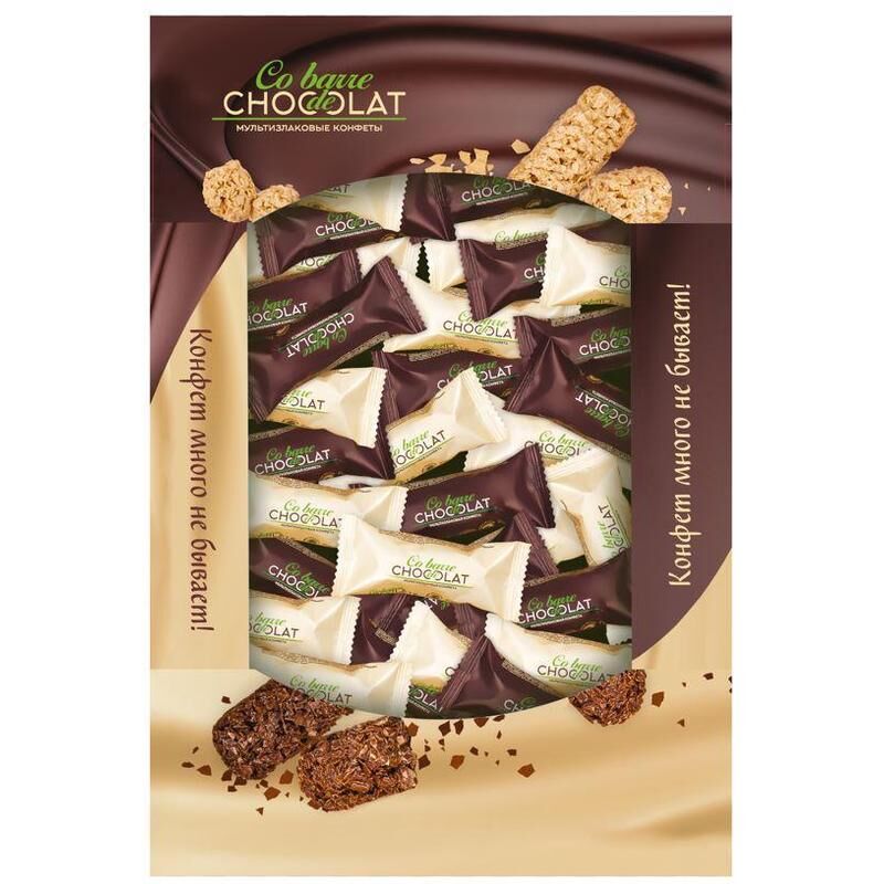 Конфеты шоколадные Co barre de Chocolat мультизлаковые ассорти 900 г
