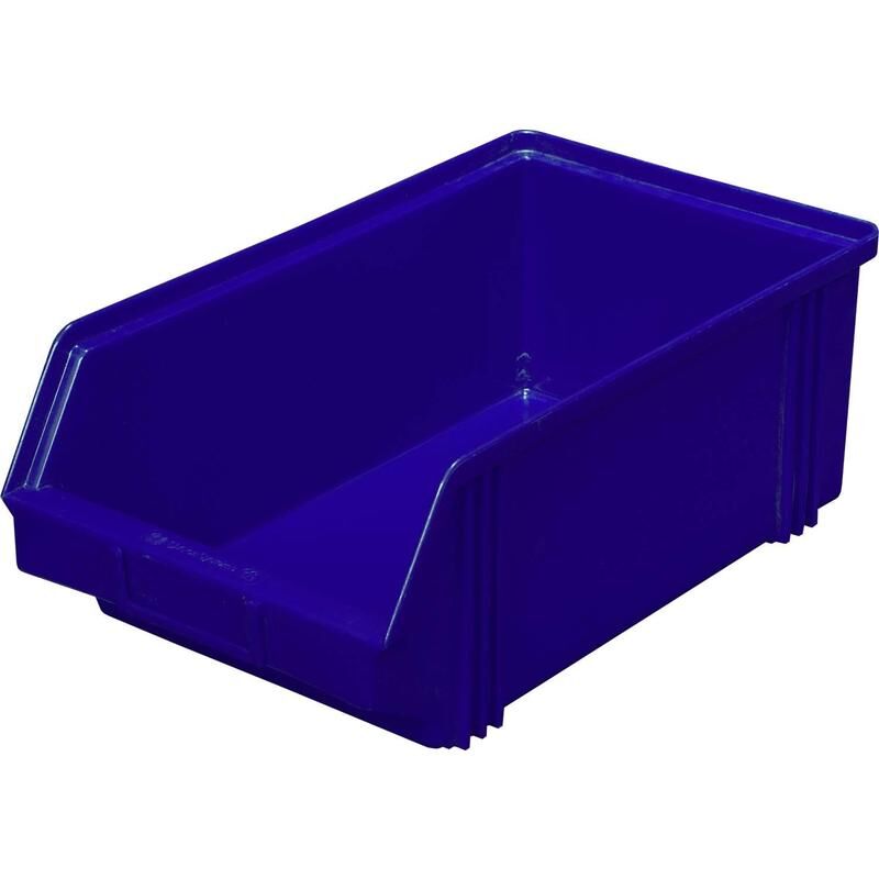 Ящик (лоток) универсальный полипропиленовый 400x230x150 мм синий морозостойкий NoName