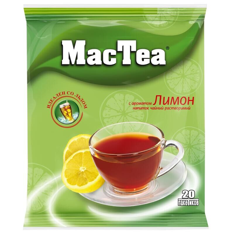Чай фруктовый MacTea 20 пакетиков (лимон)