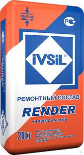 Гидроизоляционный состав IVSIL RENDER, 20кг. #1