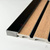 Финишная планка для реечных панелей из полистирола Grace 3D Rail Черная #3