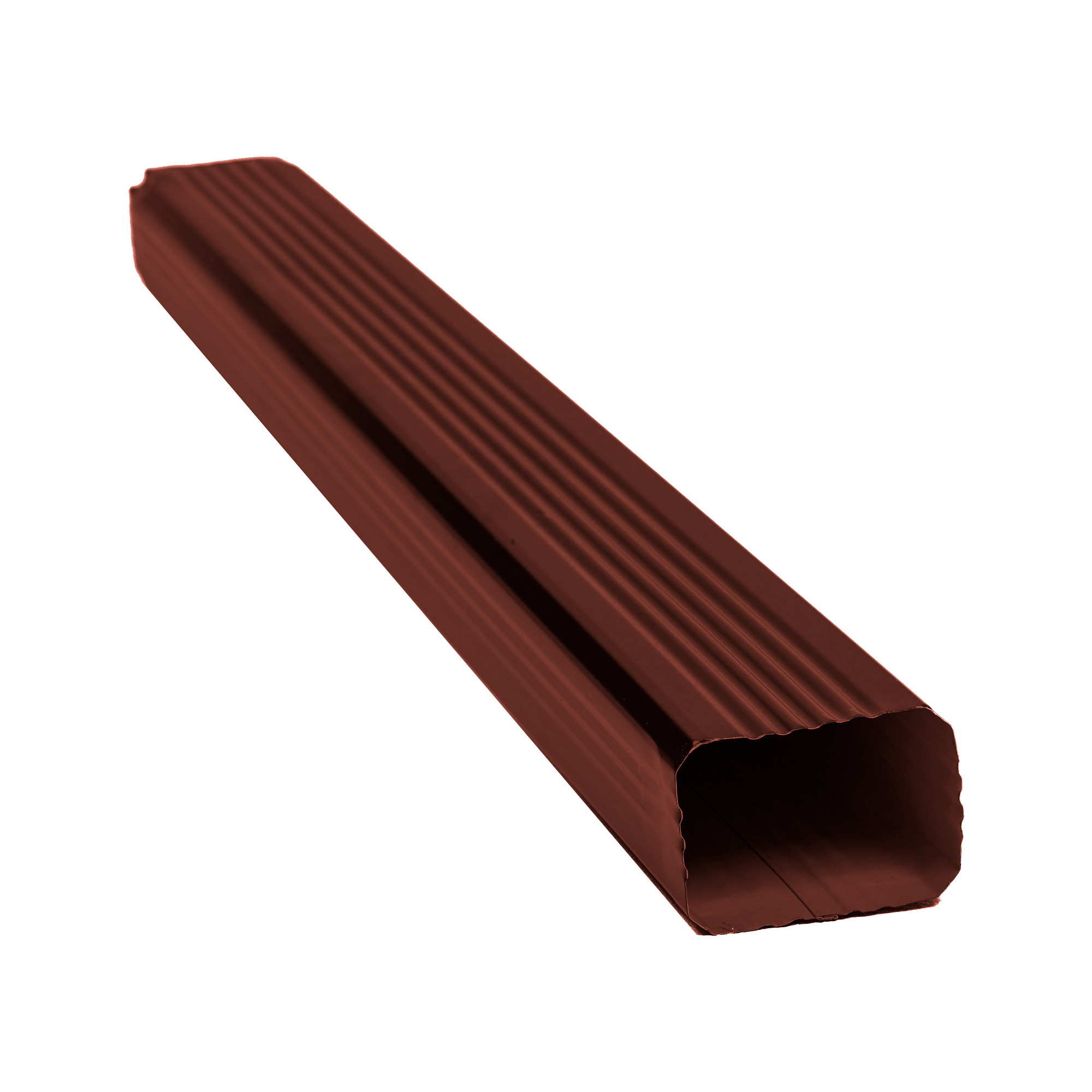 Труба водосточная прям. 102х76 Шоколадно-коричневый 0,45 мм Полиэстер Водосточная система прямоугольного сечения 127/76