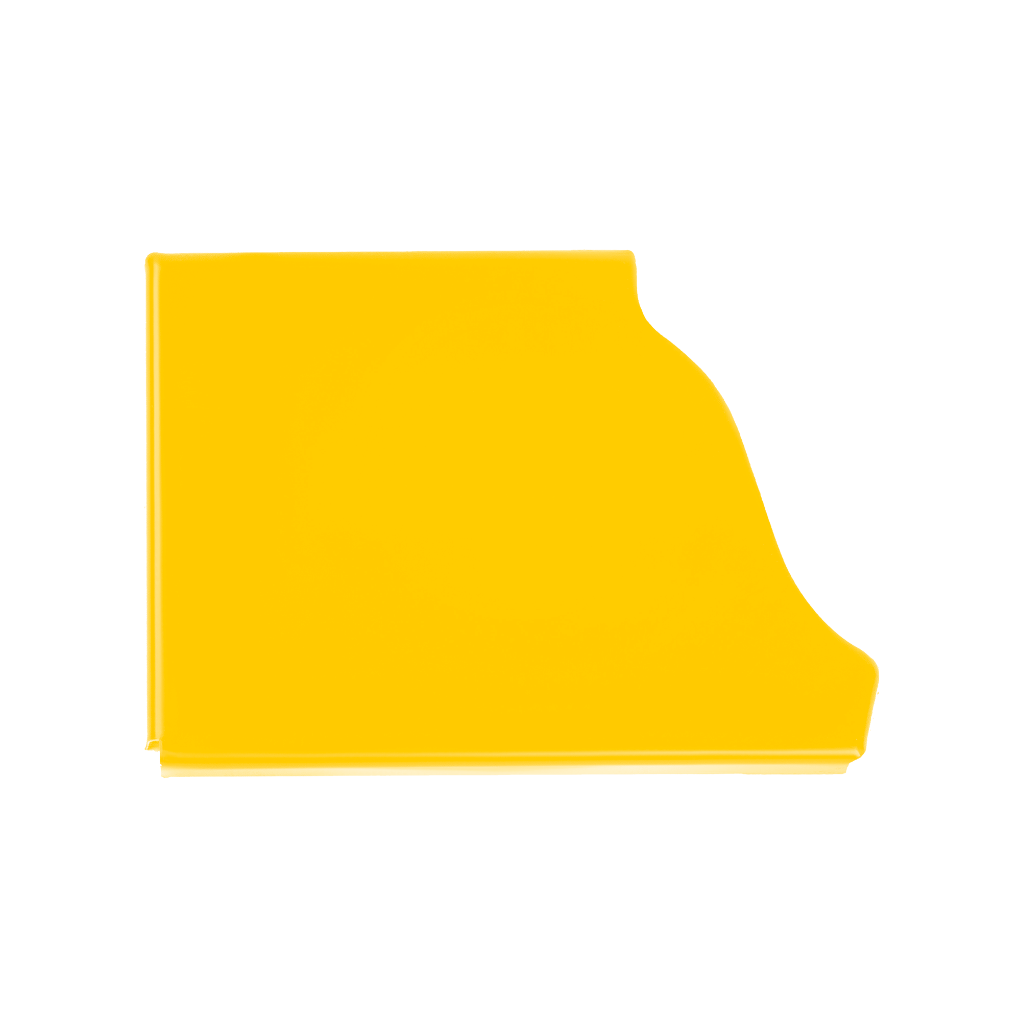 Заглушка желоба прям. 127х86 Желтый цинковый 0,45 мм Полиэстер Водосточная система прямоугольного сечения 127/76 Кровля