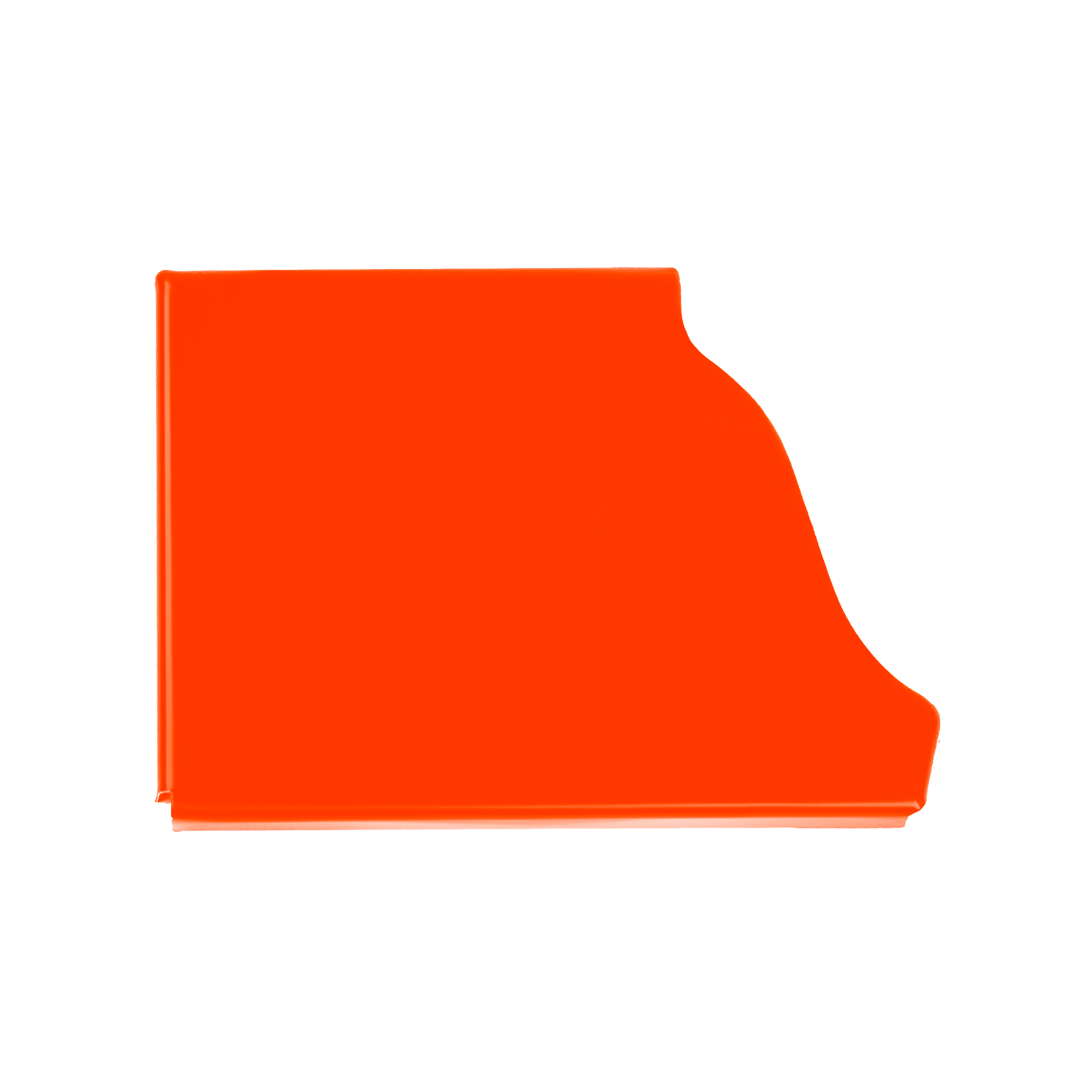 Заглушка желоба прям. 127х86 Чистый оранжевый 0,45 мм Полиэстер Водосточная система прямоугольного сечения 127/76 Кровля