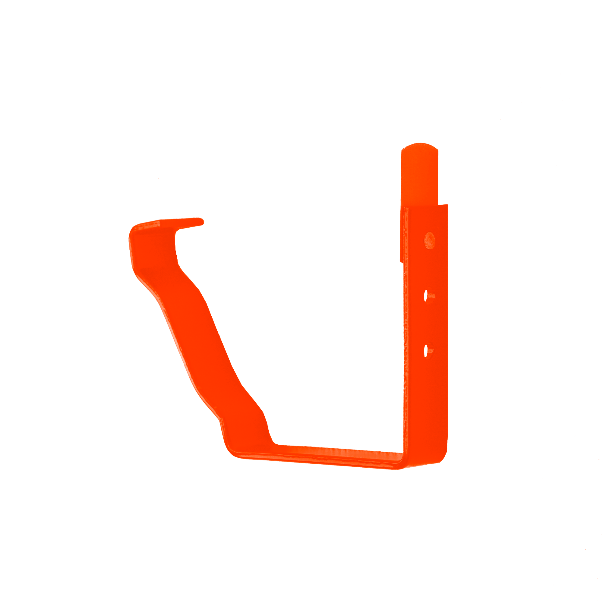 Держатель желоба короткий 127х86 Чистый оранжевый 0,45 мм Полиэстер Водосточная система прямоугольного сечения 127/76 Кр