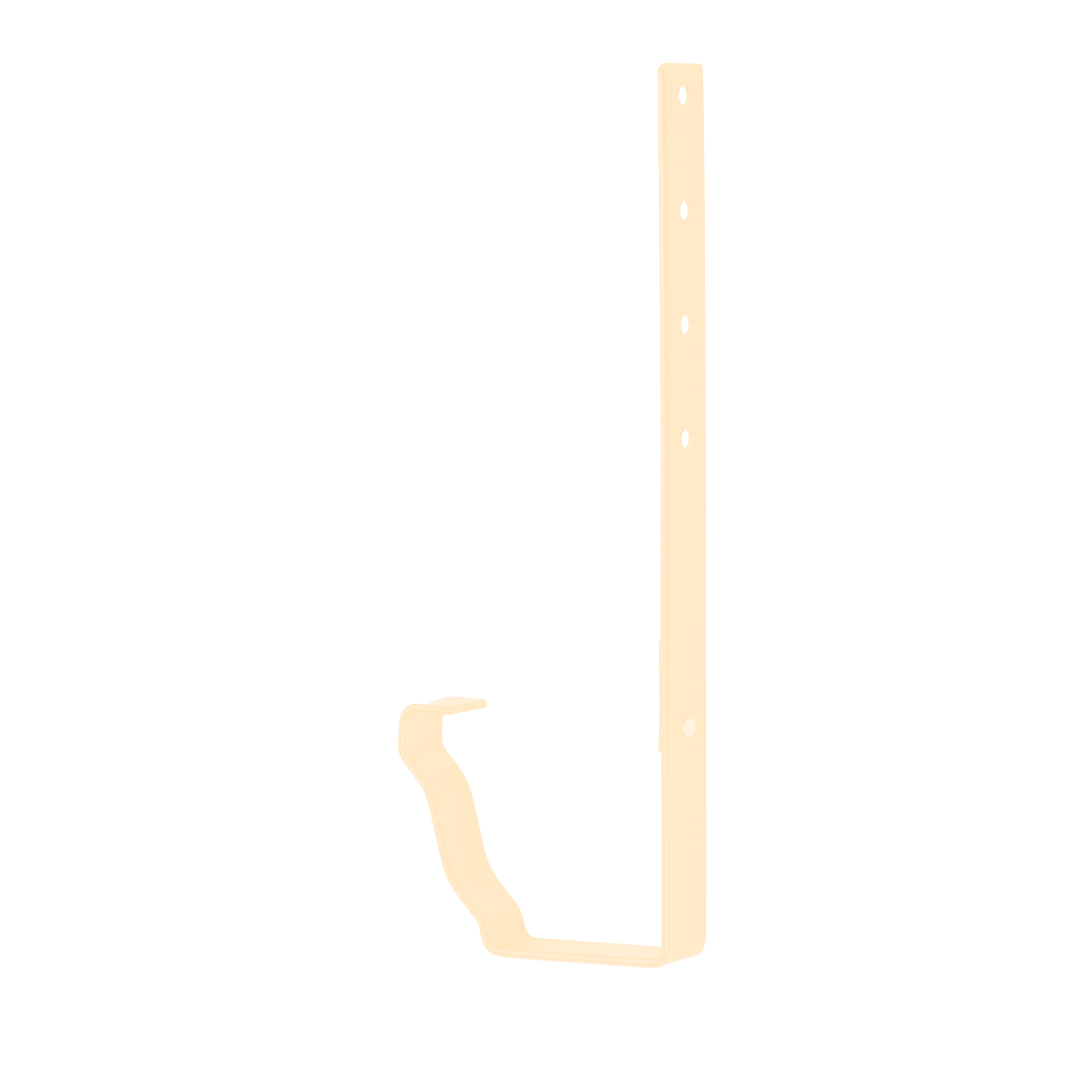 Держатель желоба 127х86 Светлая слоновая кость 0,45 мм Полиэстер Водосточная система прямоугольного сечения 127/76 Кровл