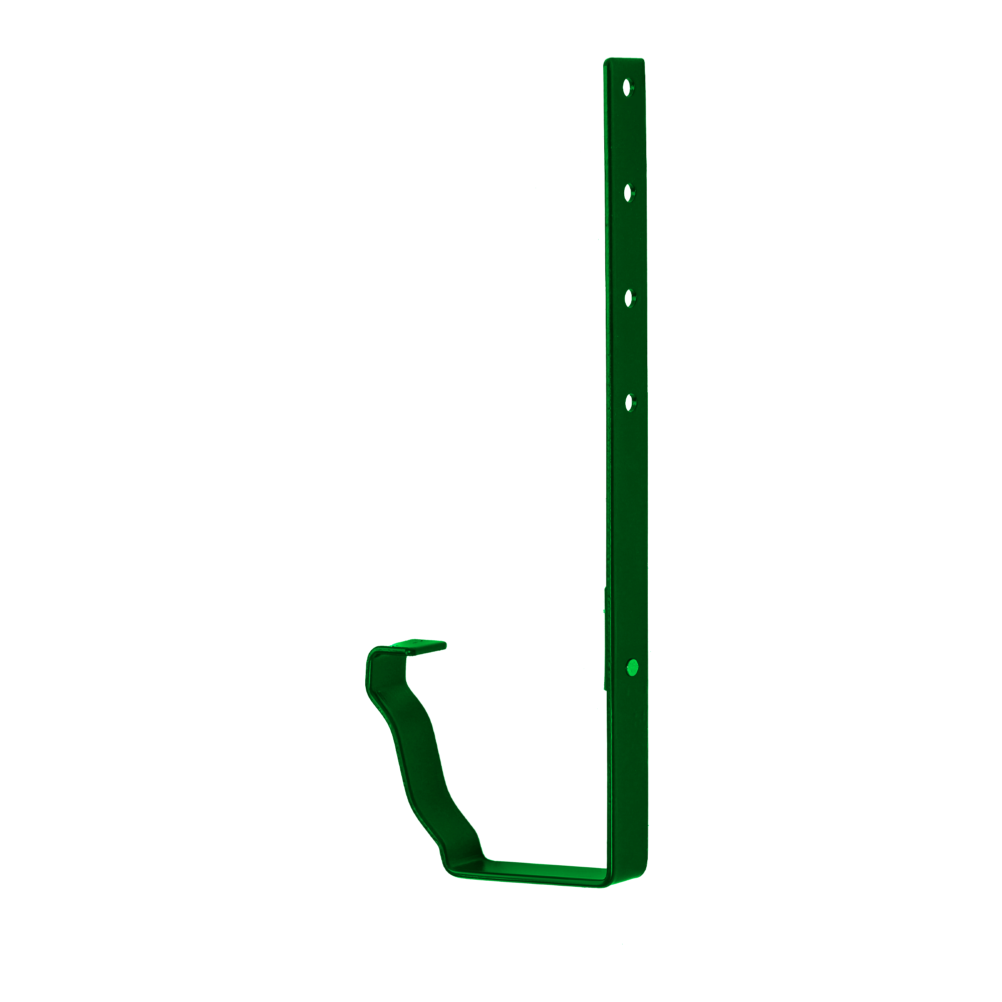 Держатель желоба 127х86 Зеленый лист 0,45 мм Полиэстер Водосточная система прямоугольного сечения 127/76 Кровля Сервис