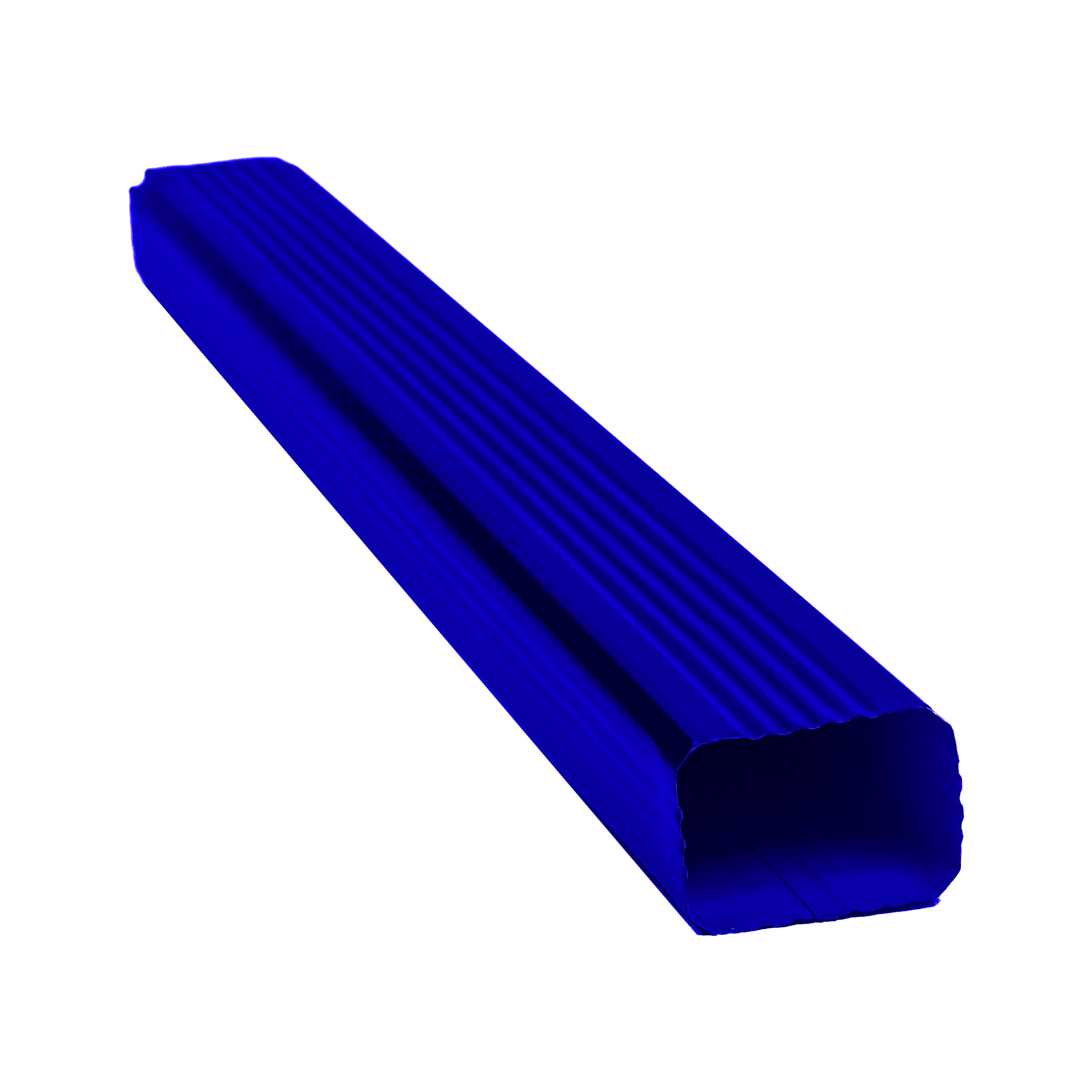 Труба водосточная прям. 102х76 Ультрамаиново-синий 0,45 мм Полиэстер Водосточная система прямоугольного сечения 127/76 К