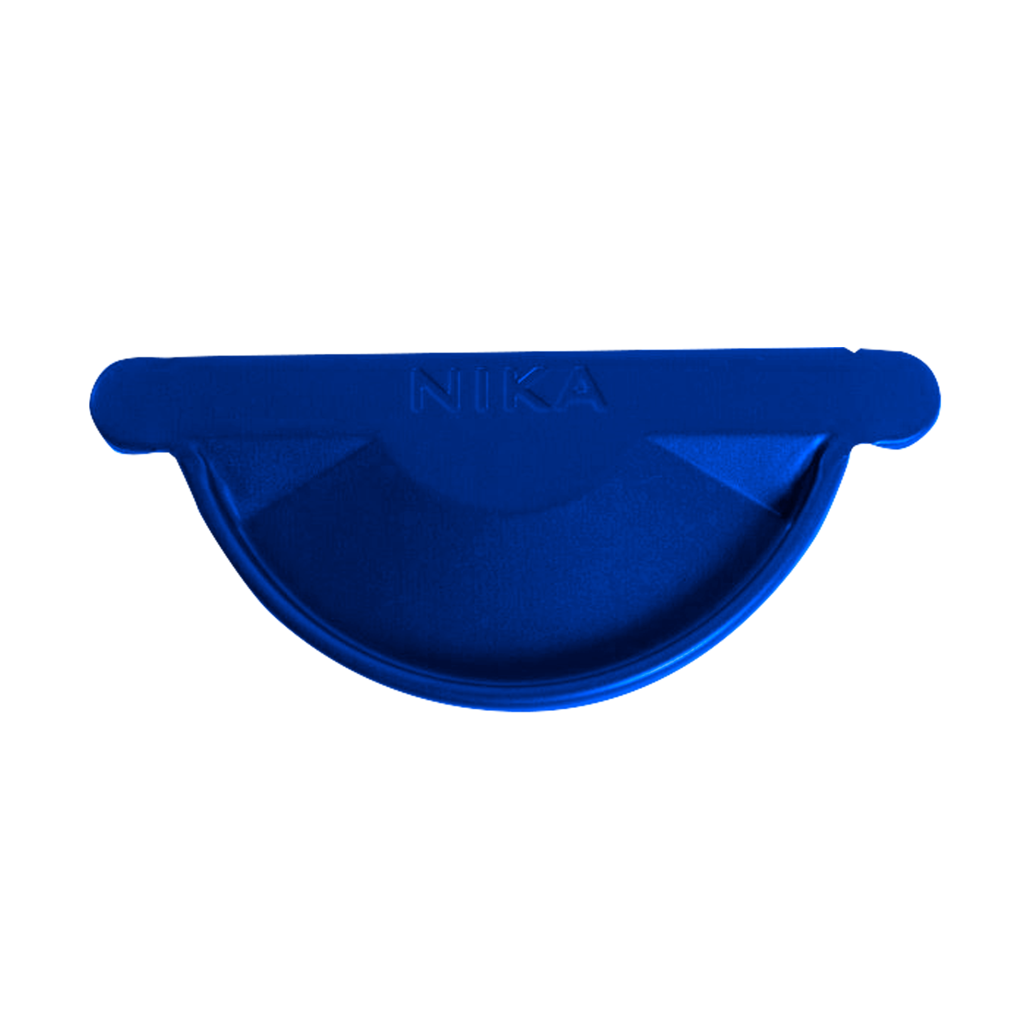 Заглушка желоба D125 NIKA Сигнальный синий 0,5 мм Полиэстер Водосточная система NIKA круглого сечения D125/100