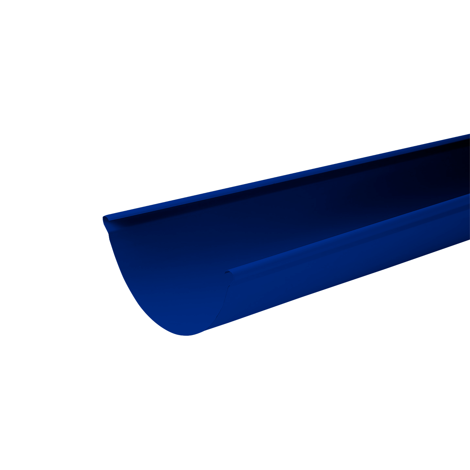 Желоб водосточный D125x3000 NIKA Сигнальный синий 0,55 мм Полиэстер Водосточная система NIKA круглого сечения D125/100