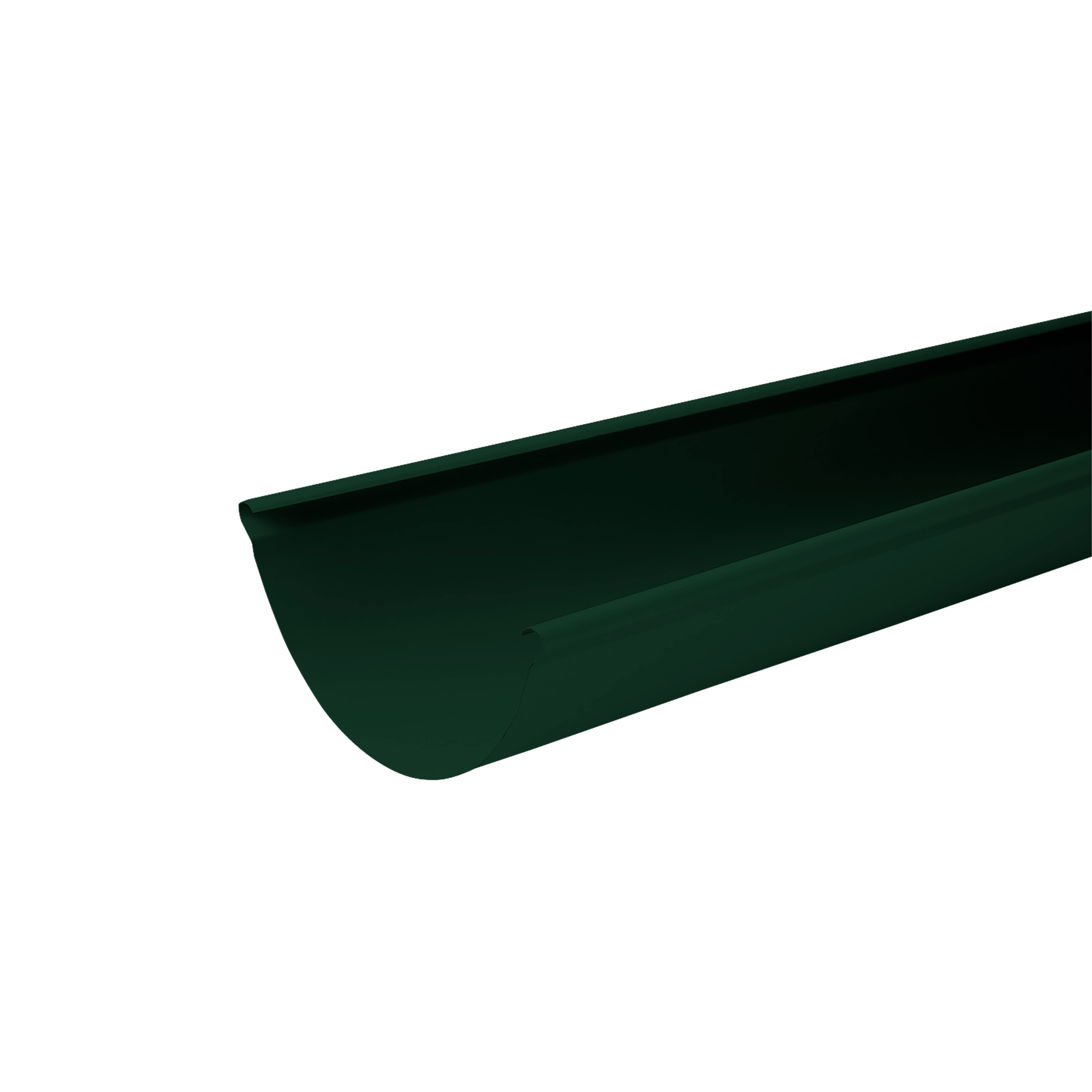 Желоб водосточный D125x3000 NIKA Зеленый хромовый 0,55 мм Полиэстер Водосточная система NIKA круглого сечения D125/100