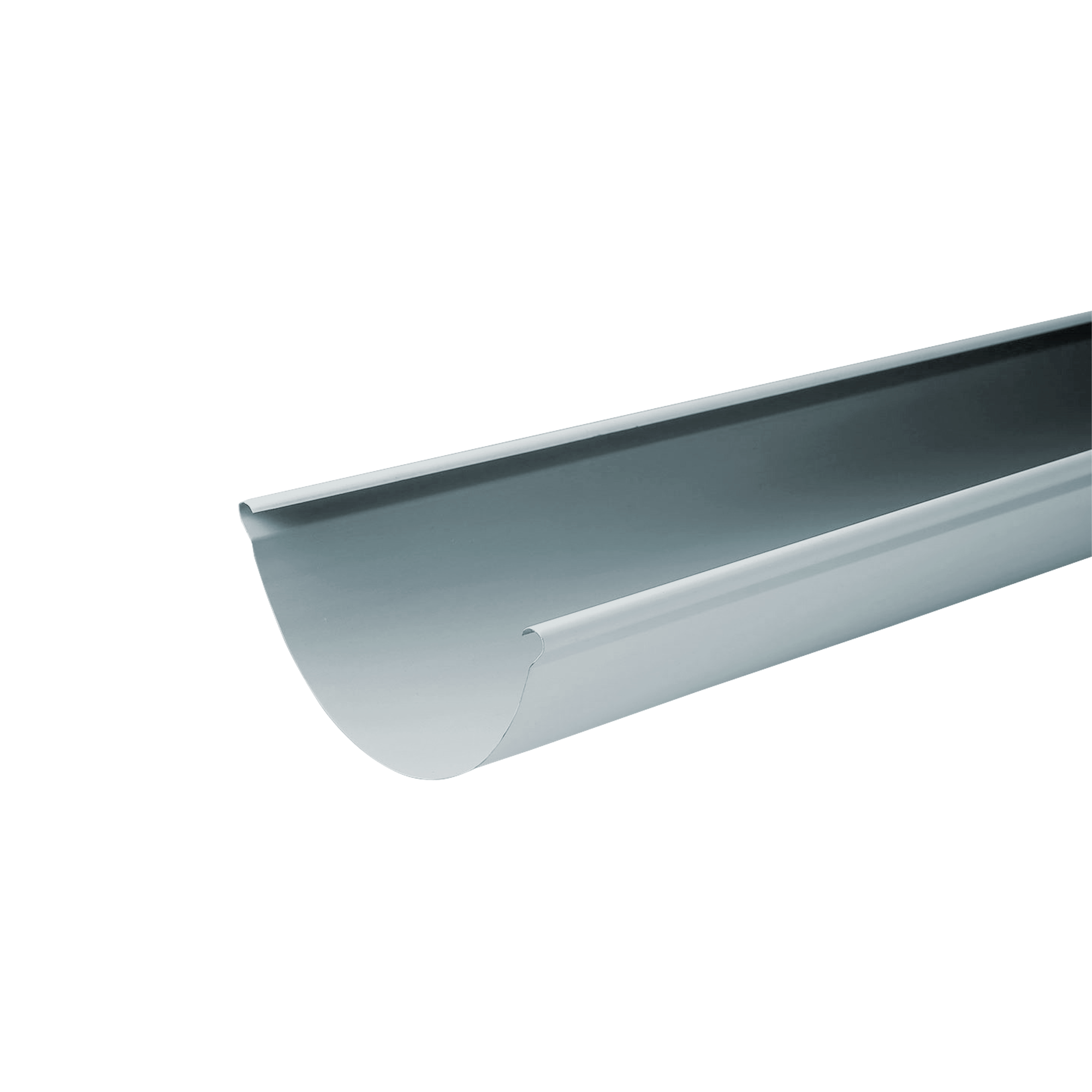 Желоб водосточный D125x3000 NIKA Светло-серый 0,55 мм Полиэстер Водосточная система NIKA круглого сечения D125/100