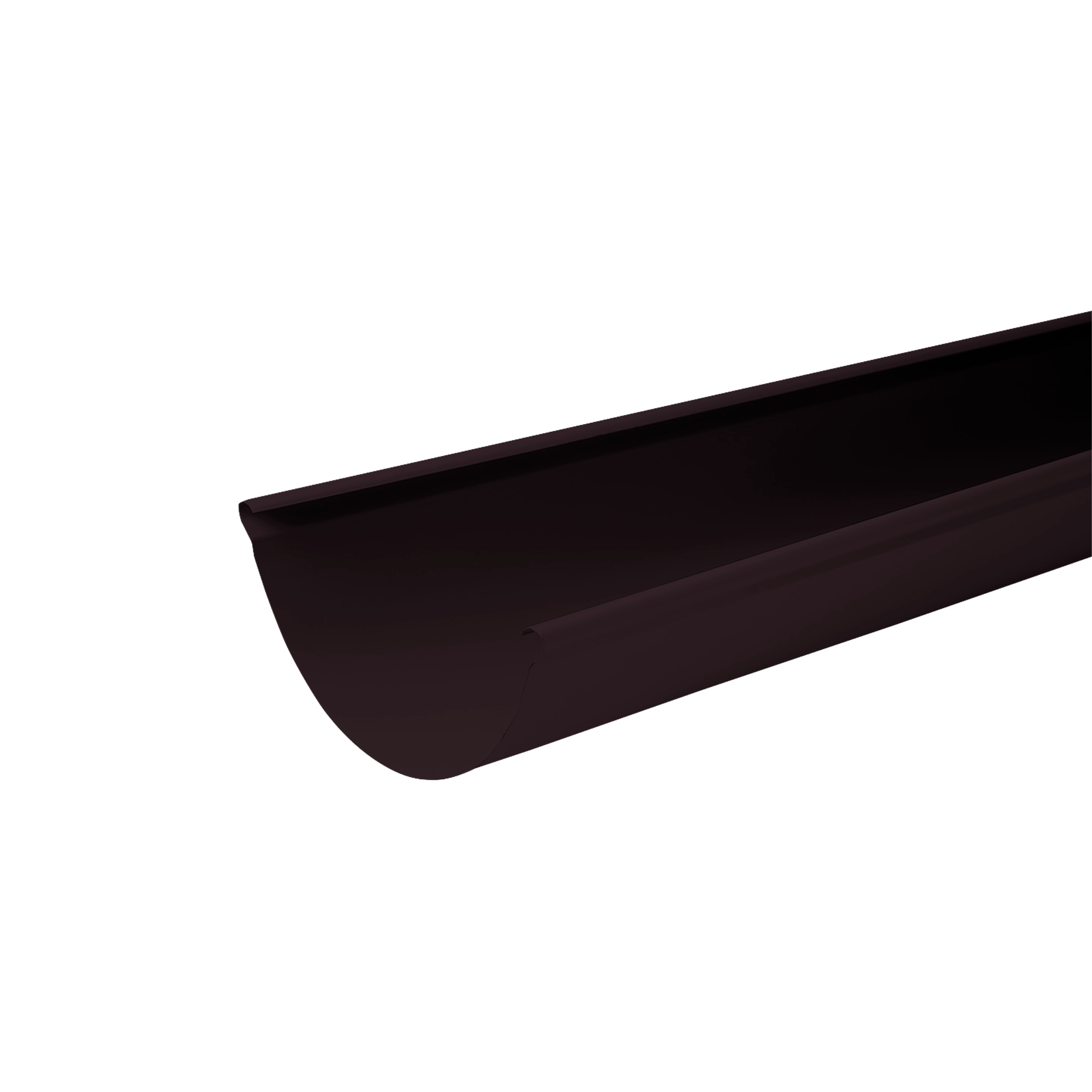 Желоб водосточный D125x3000 NIKA Серо-коричневый 0,55 мм Полиэстер Водосточная система NIKA круглого сечения D125/100