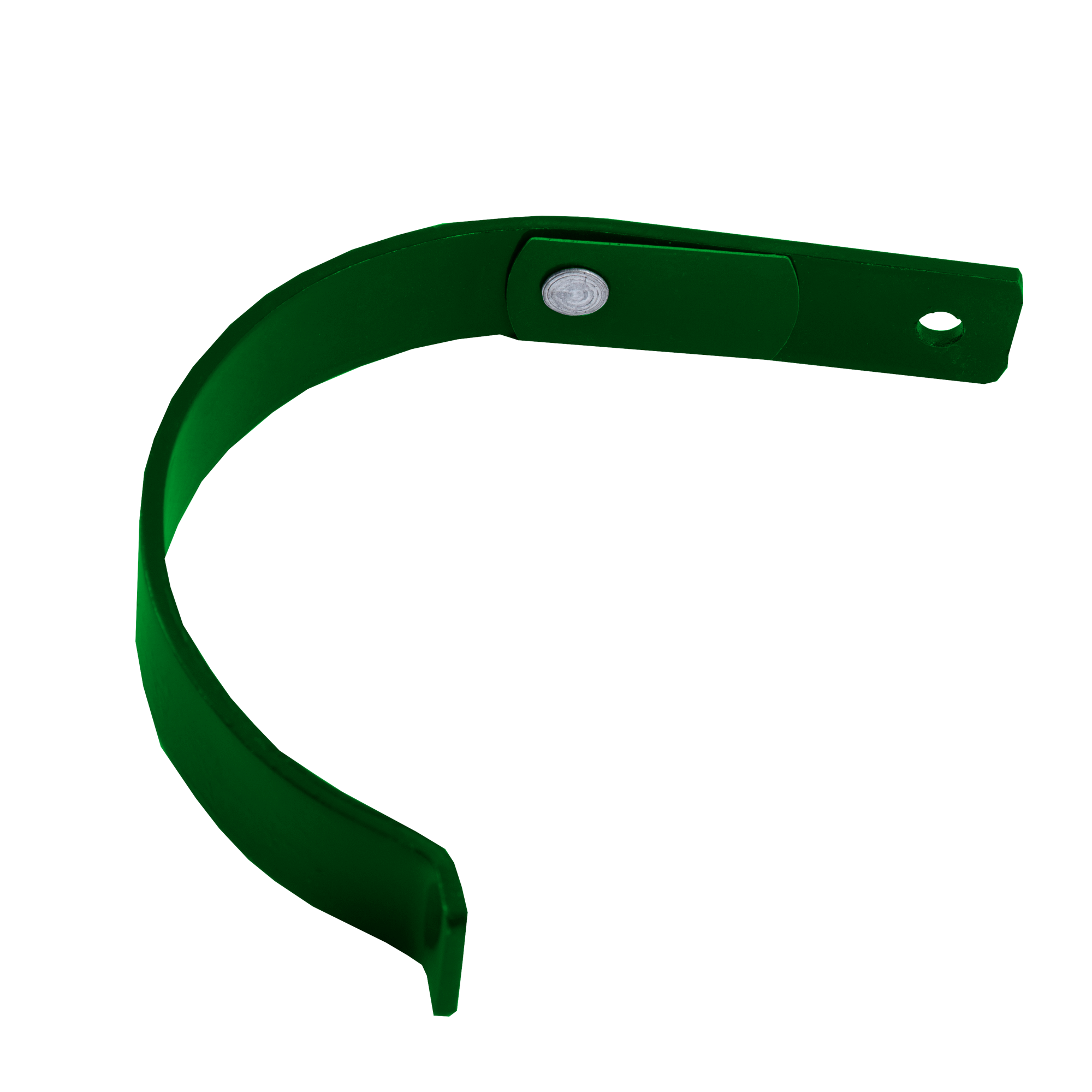 Держатель желоба короткий D125 NIKA Зеленый лист 0,5 мм Полиэстер Водосточная система NIKA круглого сечения D125/100
