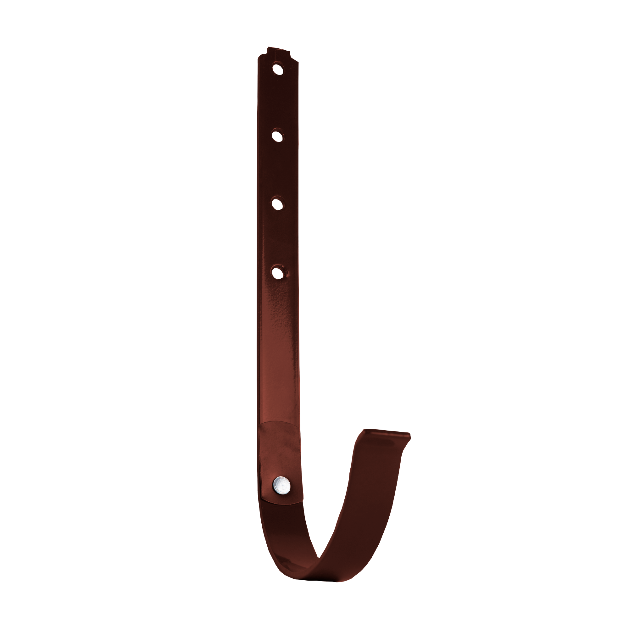 Держатель желоба D125 NIKA Шоколадно-коричневый 0,5 мм Полиэстер Водосточная система NIKA круглого сечения D125/100