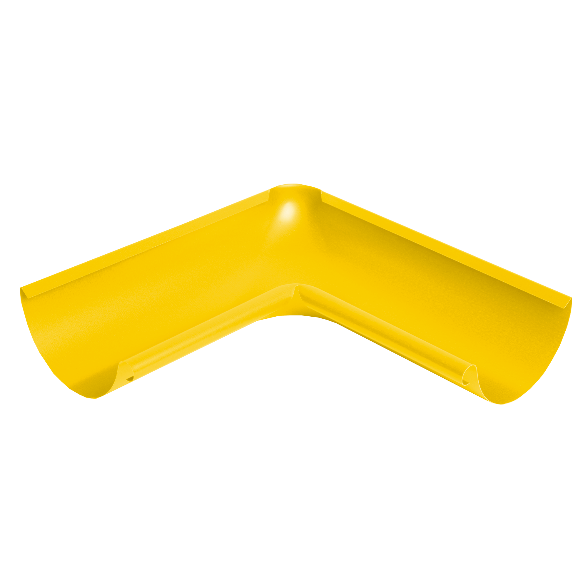 Угол желоба внутренний 90° D125 NIKA Желтый цинковый 0,55 мм Полиэстер Водосточная система NIKA круглого сечения D125/10