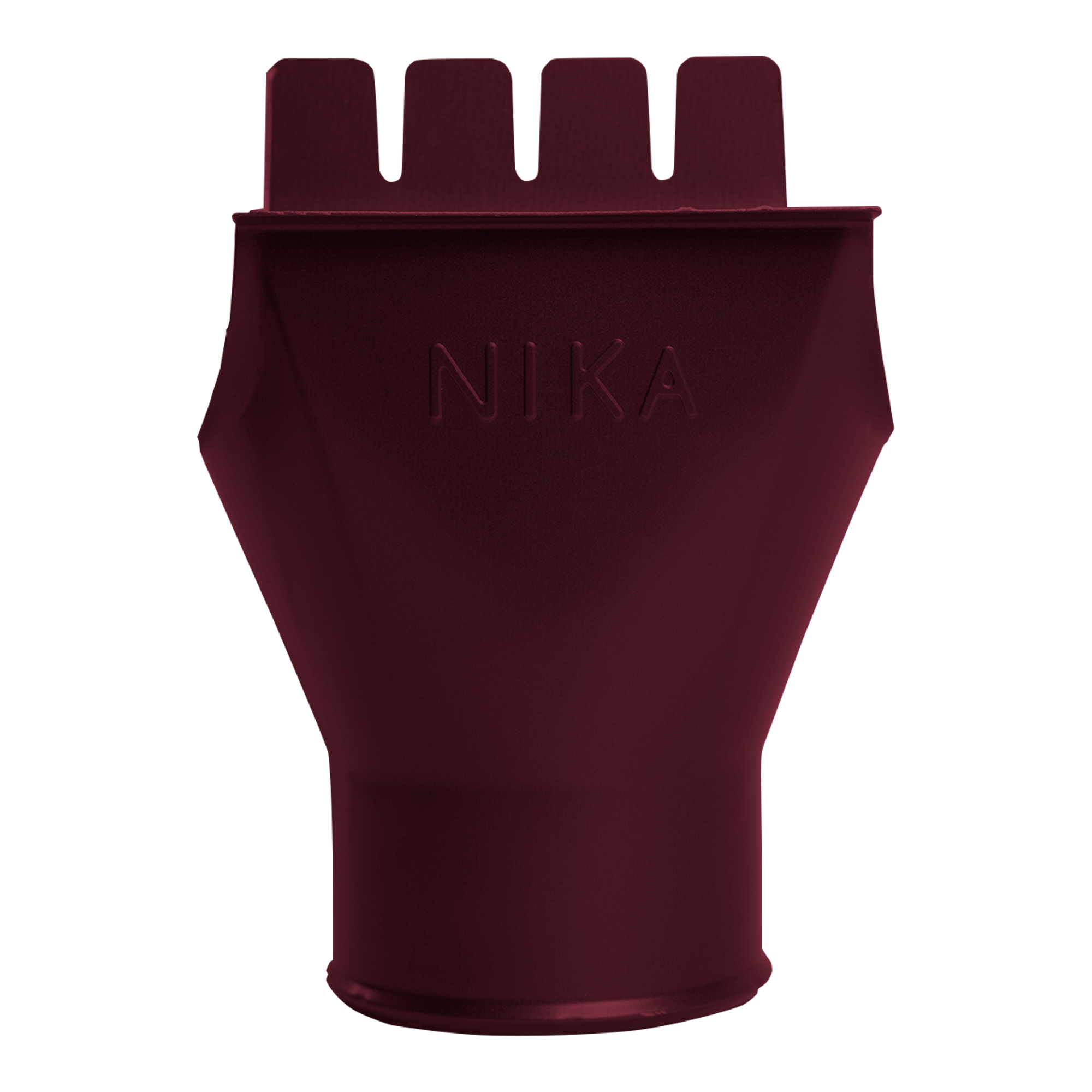Воронка выпускная D125х100 NIKA Красное вино 0,55 мм Полиэстер Водосточная система NIKA круглого сечения D125/100