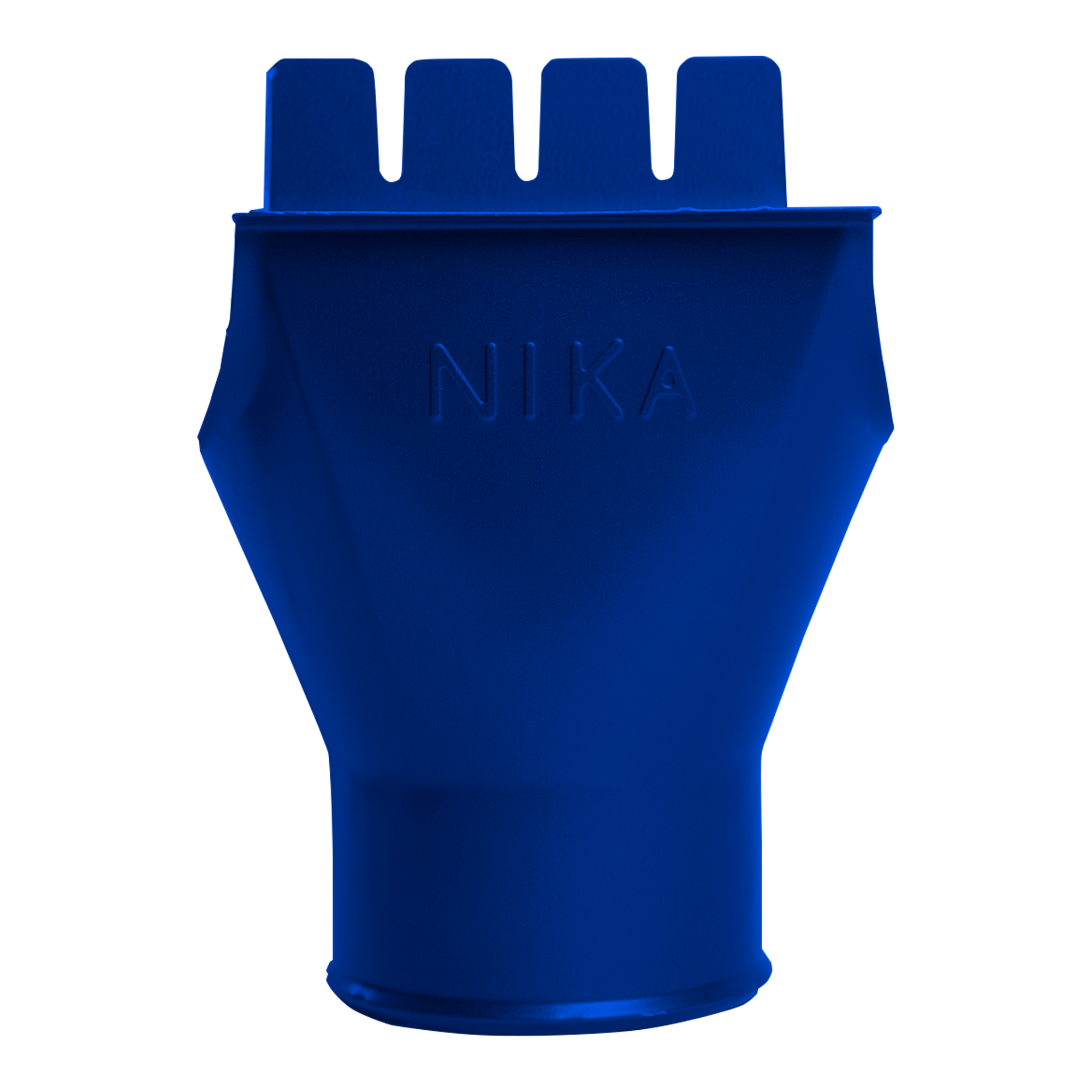 Воронка выпускная D125х100 NIKA Сигнальный синий 0,55 мм Полиэстер Водосточная система NIKA круглого сечения D125/100