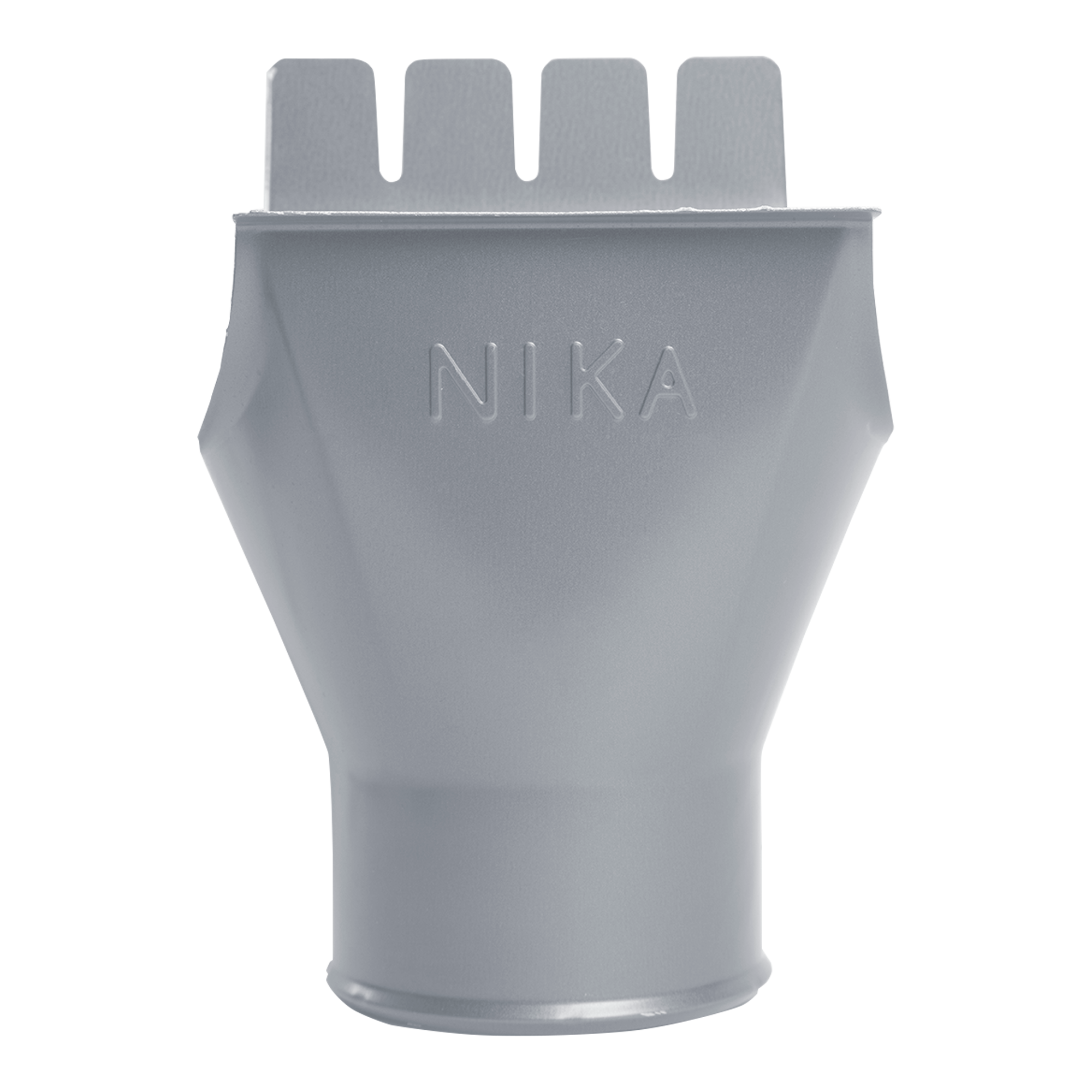 Воронка выпускная D125х100 NIKA Серый сигнальный 0,55 мм Полиэстер Водосточная система NIKA круглого сечения D125/100