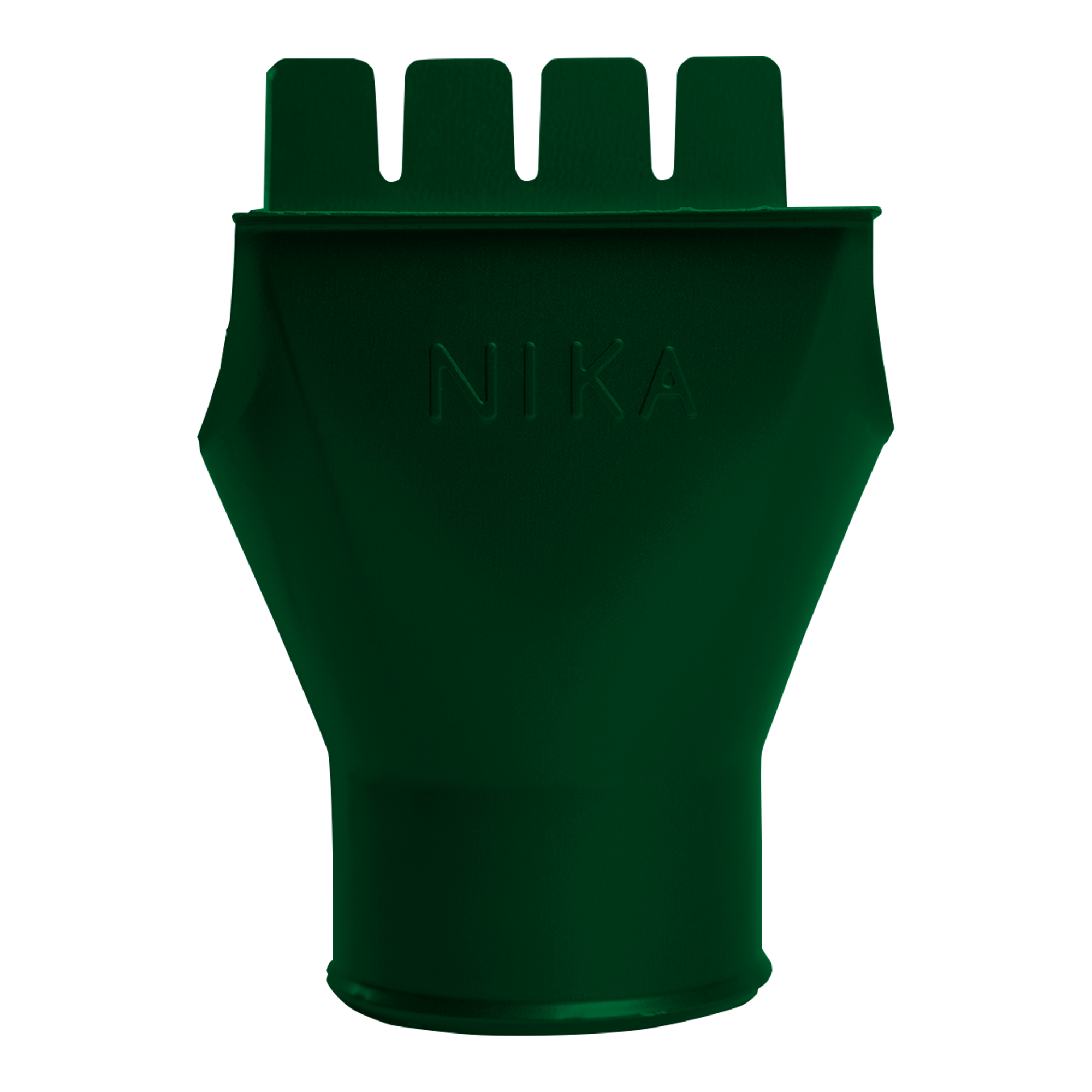 Воронка выпускная D125х100 NIKA Зеленый мох 0,55 мм Полиэстер Водосточная система NIKA круглого сечения D125/100