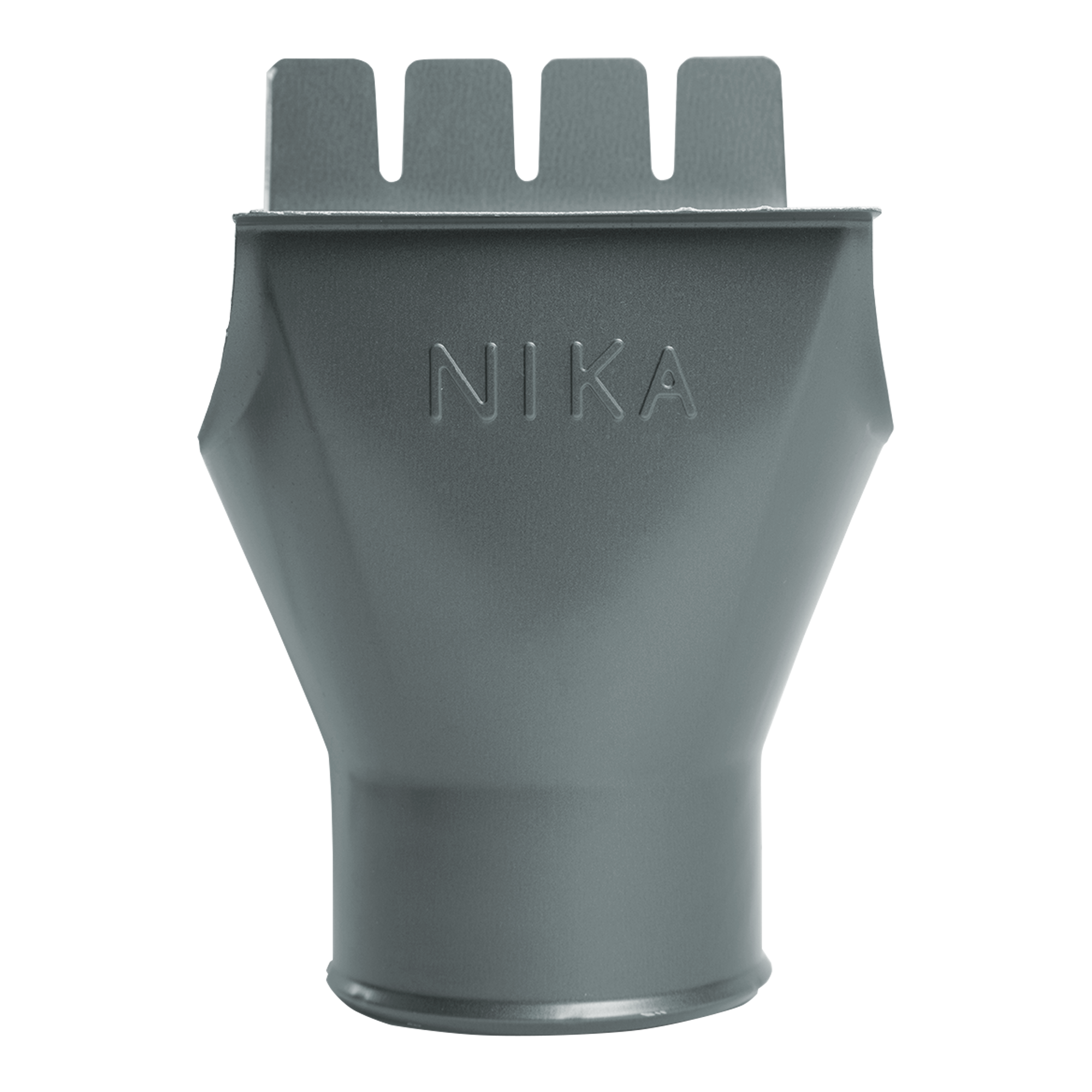 Воронка выпускная D125х100 NIKA Серый мышиный 0,55 мм Полиэстер Водосточная система NIKA круглого сечения D125/100