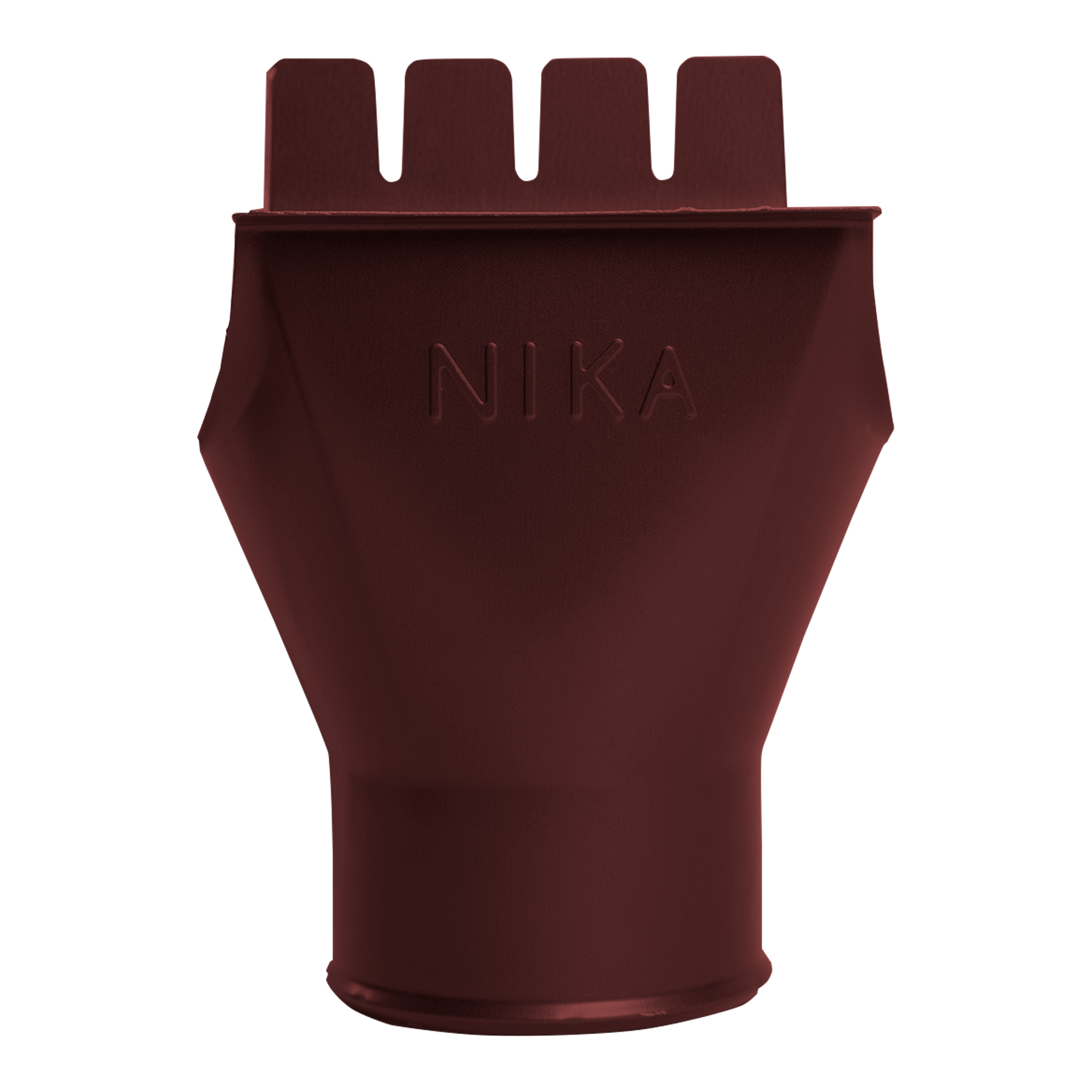 Воронка выпускная D125х100 NIKA Шоколадно-коричневый 0,55 мм Полиэстер Водосточная система NIKA круглого сечения D125/10