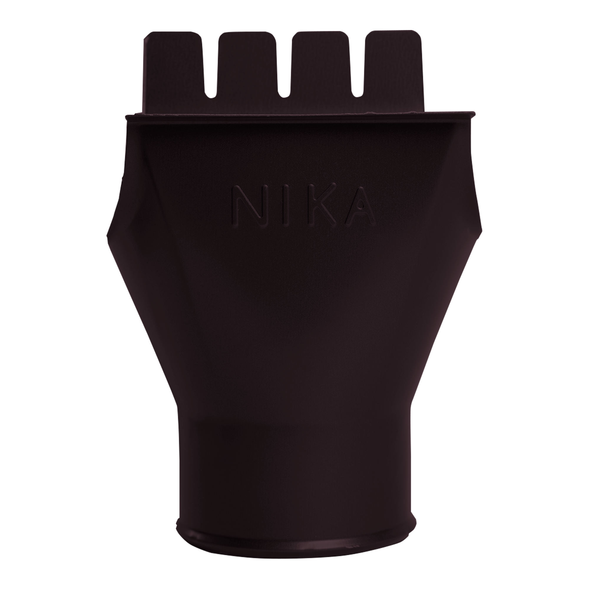 Воронка выпускная D125х100 NIKA Серо-коричневый 0,55 мм Полиэстер Водосточная система NIKA круглого сечения D125/100