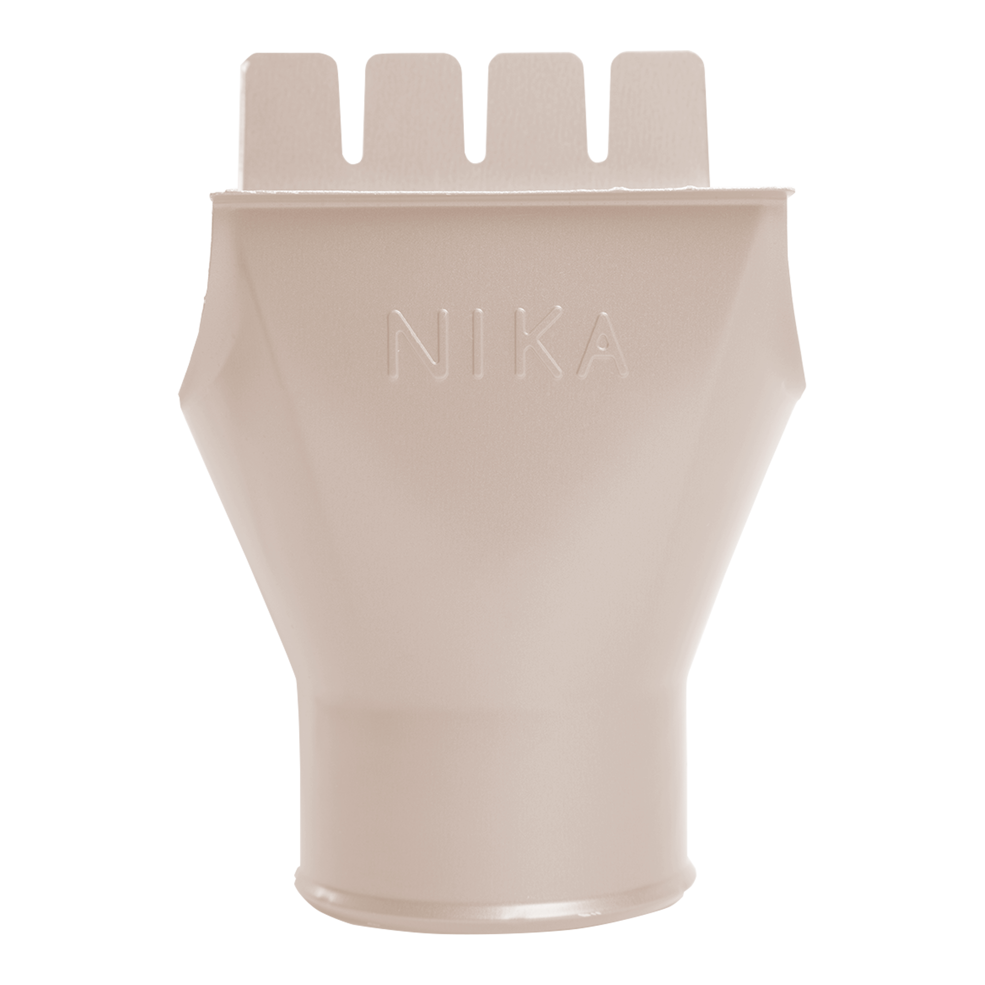 Воронка выпускная D125х100 NIKA Серо-белый 0,55 мм Полиэстер Водосточная система NIKA круглого сечения D125/100
