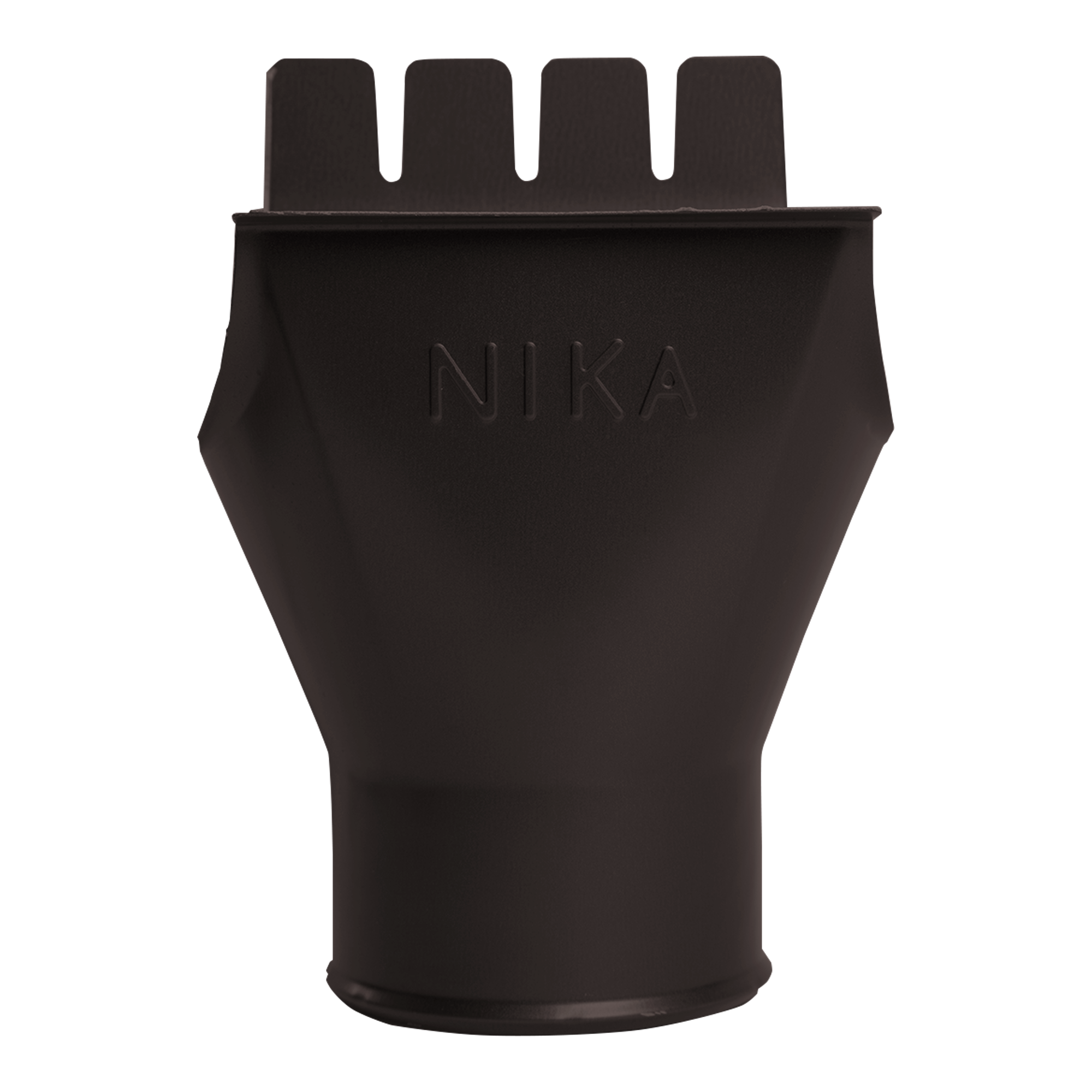 Воронка выпускная D125х100 NIKA Шоколадно-глянцевый 0,55 мм Полиэстер Водосточная система NIKA круглого сечения D125/100