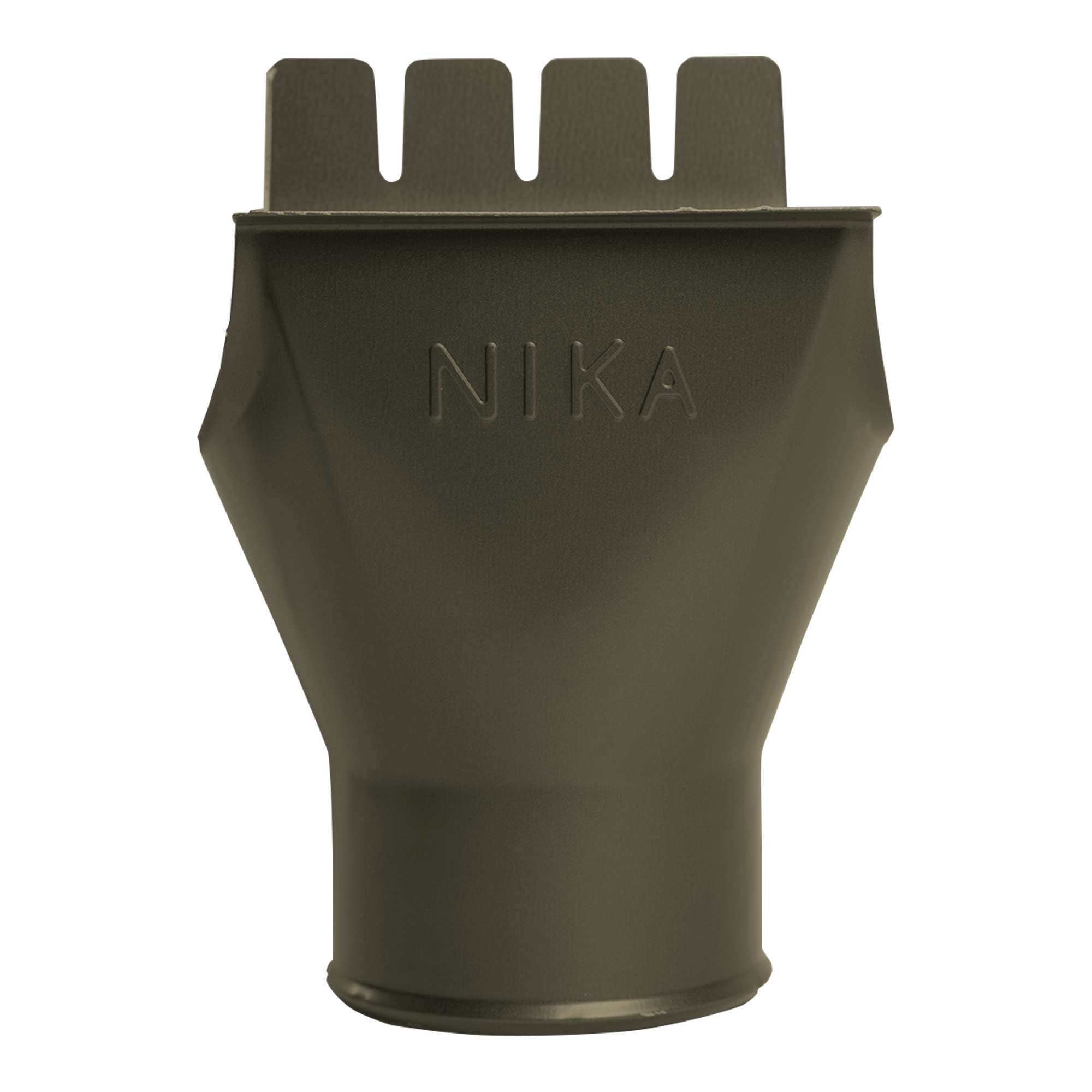 Воронка выпускная D125х100 NIKA Шоколадно-матовый 0,55 мм Полиэстер Водосточная система NIKA круглого сечения D125/100