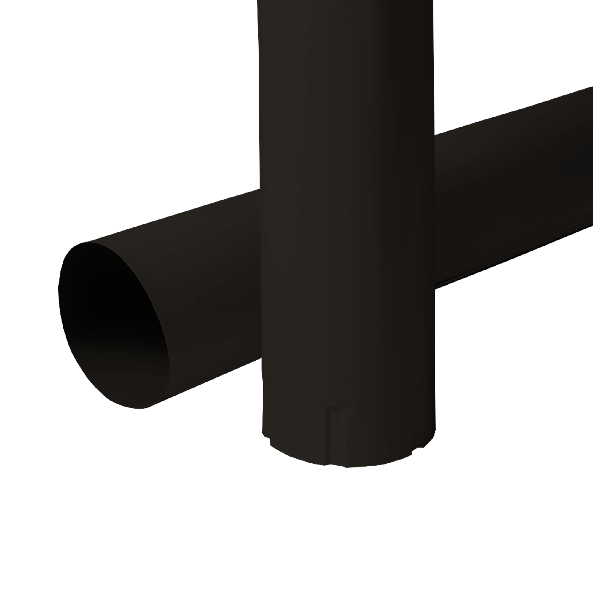 Труба водосточная NIKA D100x3000 Шоколадно-глянцевый 0,5 мм Полиэстер Водосточная система NIKA круглого сечения D125/100