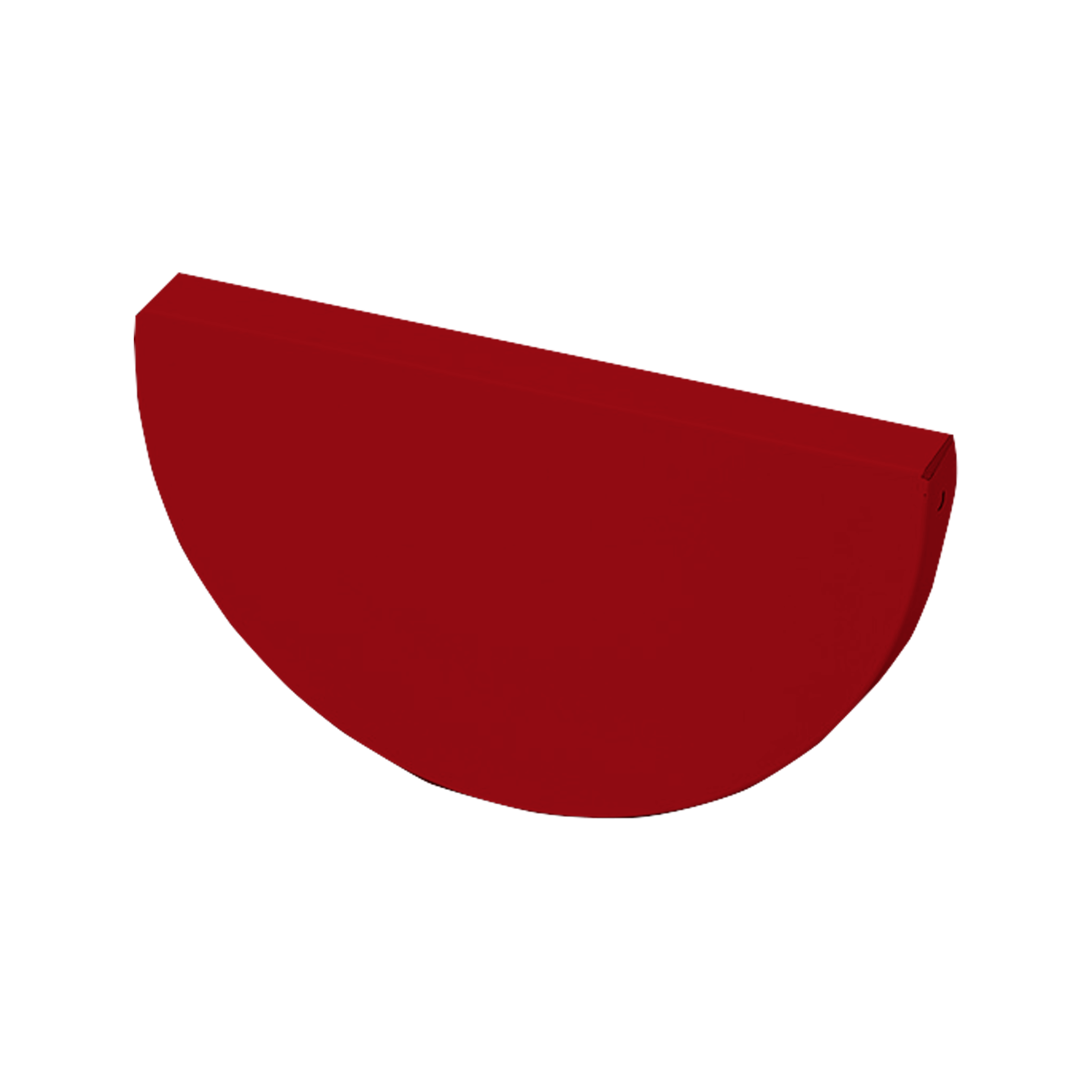 Заглушка желоба D185 NIKA-ПРОЕКТ Красно-коричневый 0,45 мм Водосточная система NIKA-ПРОЕКТ круглого сечения D185/150