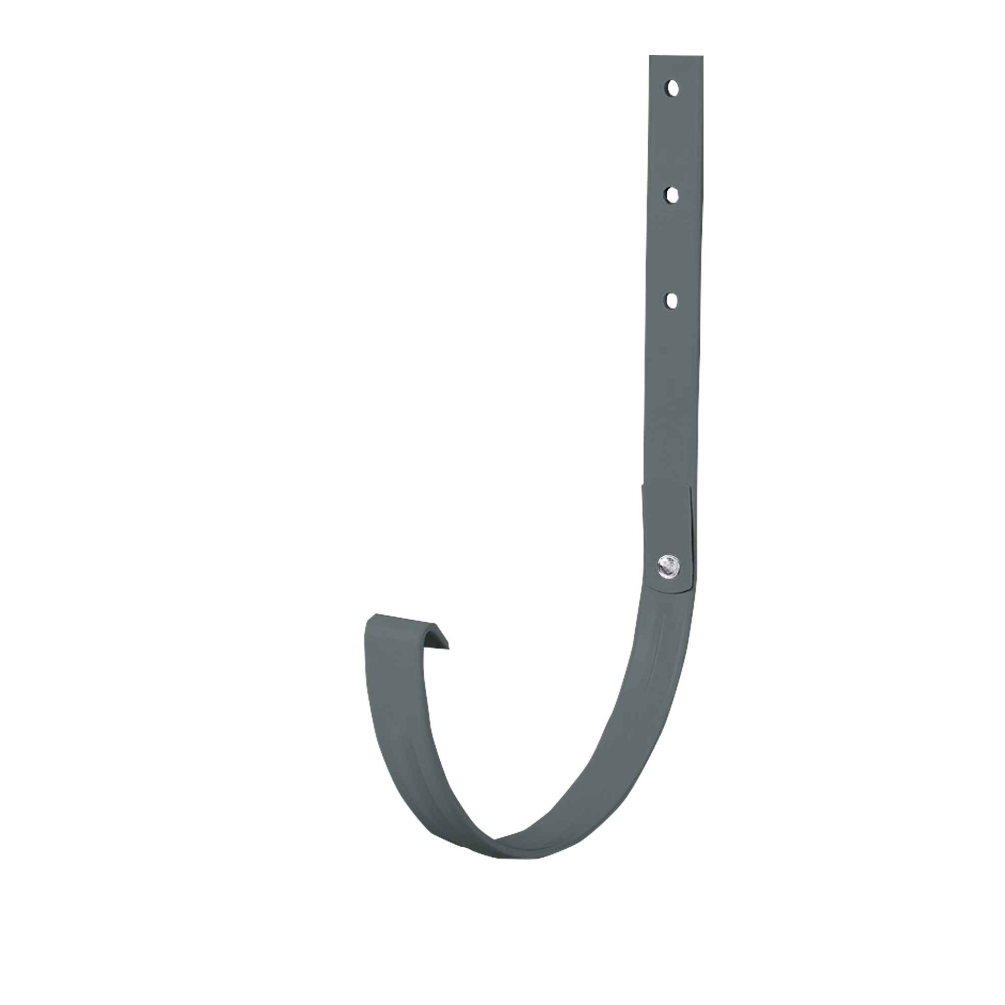 Держатель желоба D185 NIKA-ПРОЕКТ Серый мышиный 0,45 мм Водосточная система NIKA-ПРОЕКТ круглого сечения D185/150