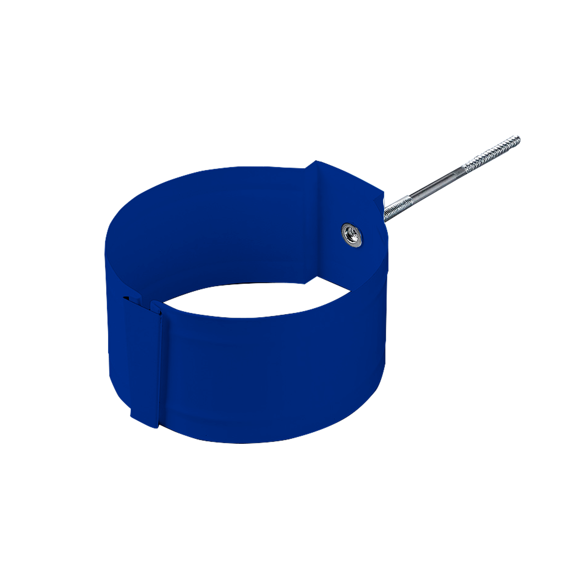 Держатель трубы D150 NIKA-ПРОЕКТ Сигнальный синий 0,45 мм Водосточная система NIKA-ПРОЕКТ круглого сечения D185/150