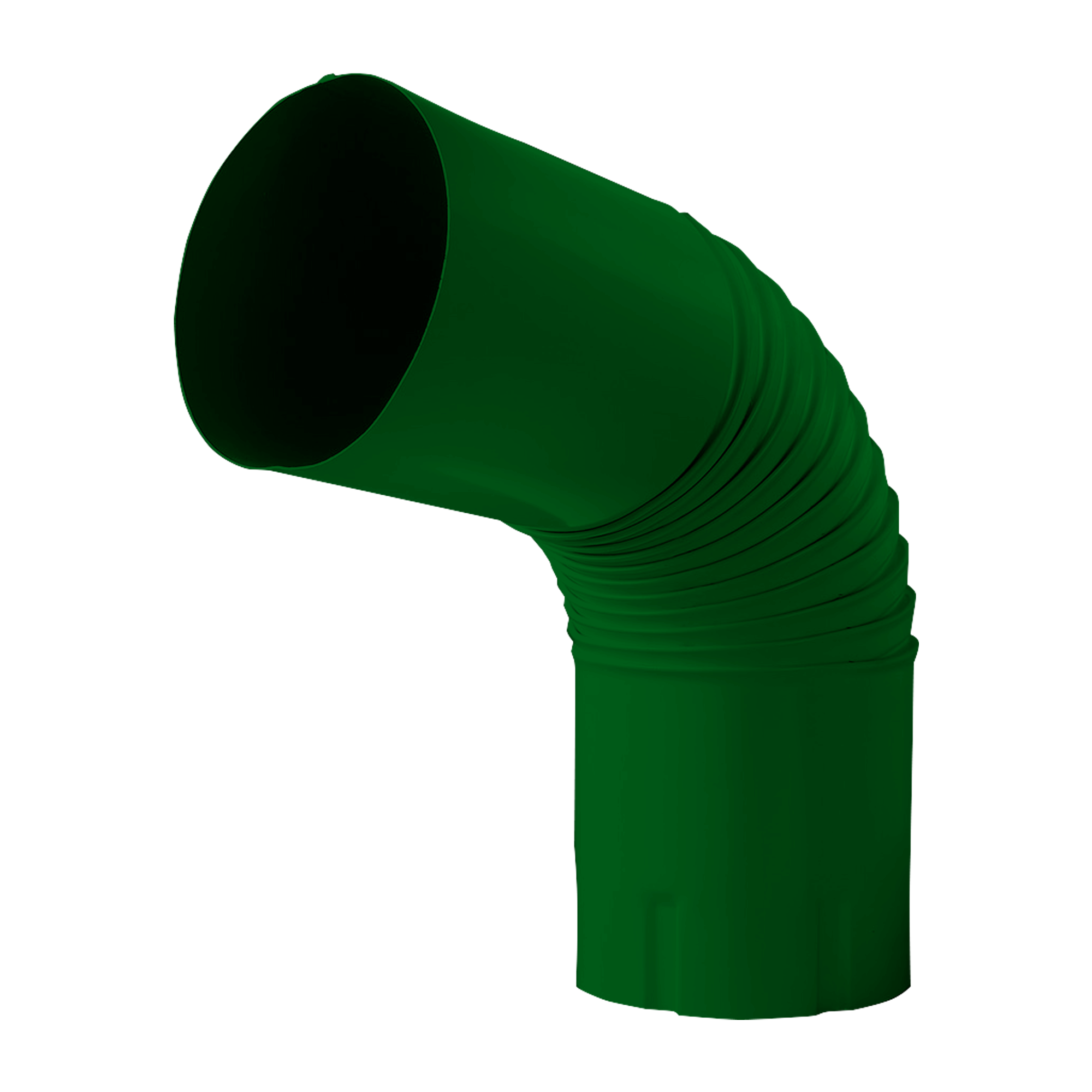 Колено трубы NIKA-ПРОЕКТ Зеленый лист 0,45 мм Водосточная система NIKA-ПРОЕКТ круглого сечения D185/150