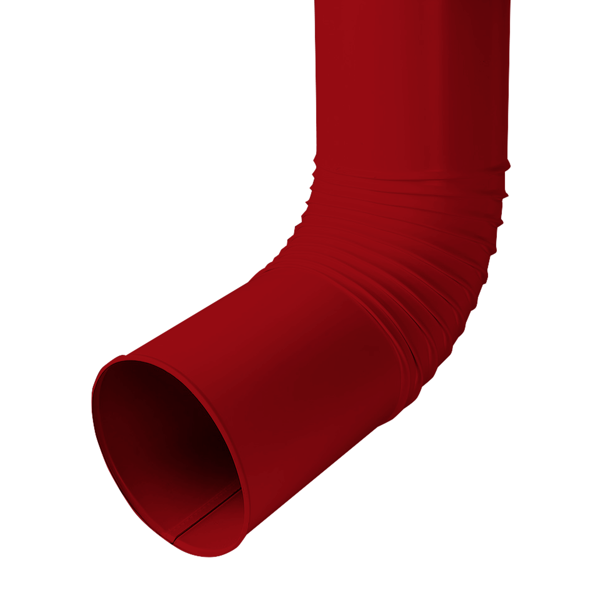 Колено трубы сливное D150 NIKA-ПРОЕКТ Красно-коричневый 0,45 мм Водосточная система NIKA-ПРОЕКТ круглого сечения D185/15