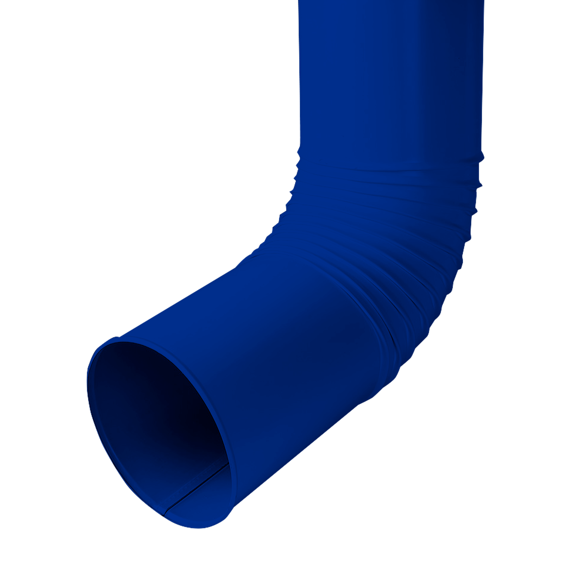 Колено трубы сливное D150 NIKA-ПРОЕКТ Сигнальный синий 0,45 мм Водосточная система NIKA-ПРОЕКТ круглого сечения D185/150