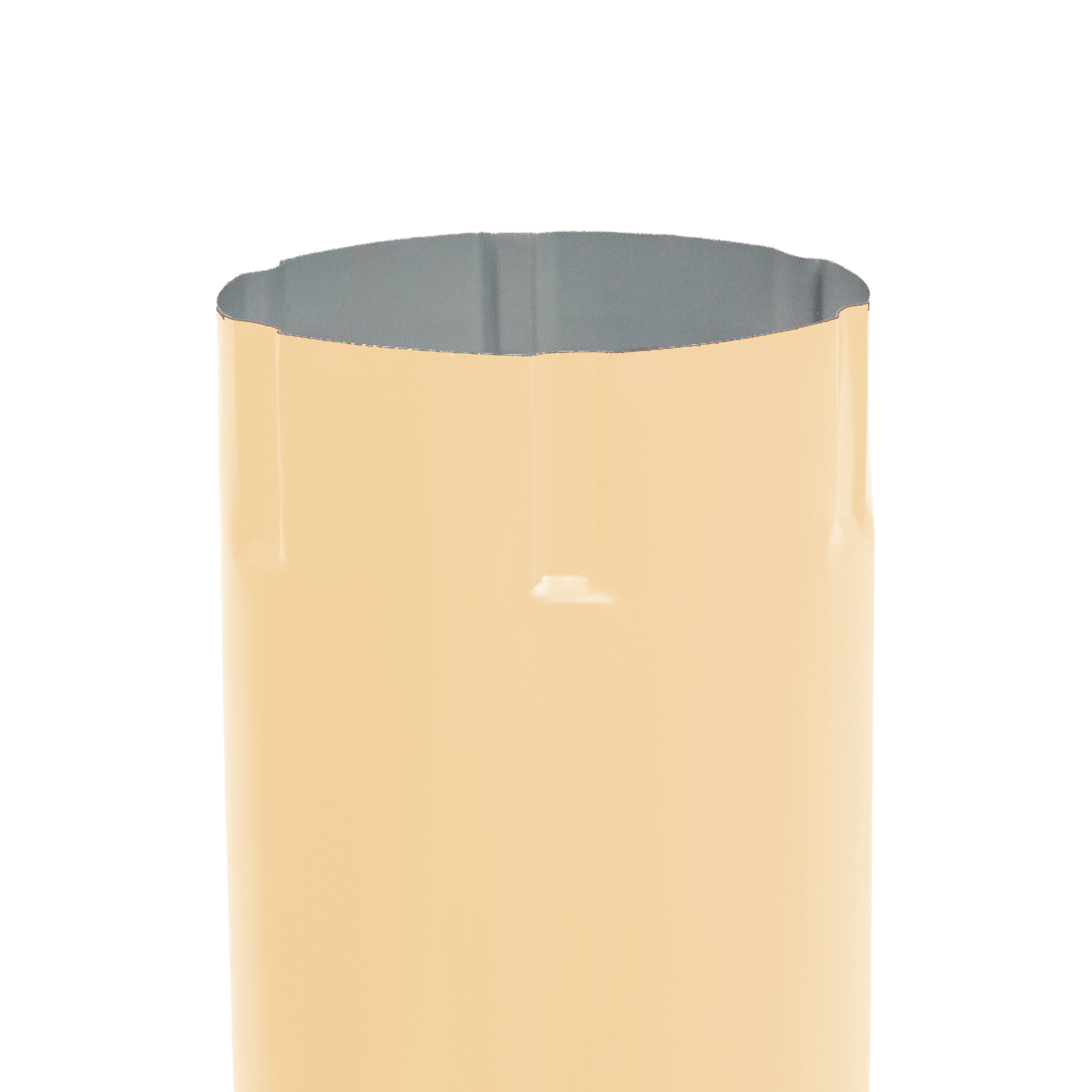 Труба водосточная D150x1000 NIKA-ПРОЕКТ Слоновая кость Водосточная система NIKA-ПРОЕКТ круглого сечения D185/150