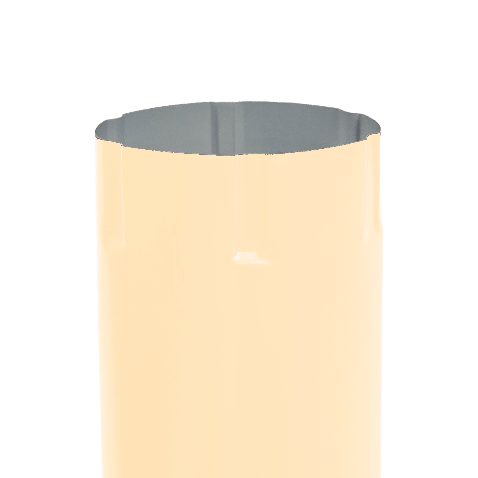 Труба водосточная D150x3000 NIKA-ПРОЕКТ Светлая слоновая кость Водосточная система NIKA-ПРОЕКТ круглого сечения D185/150