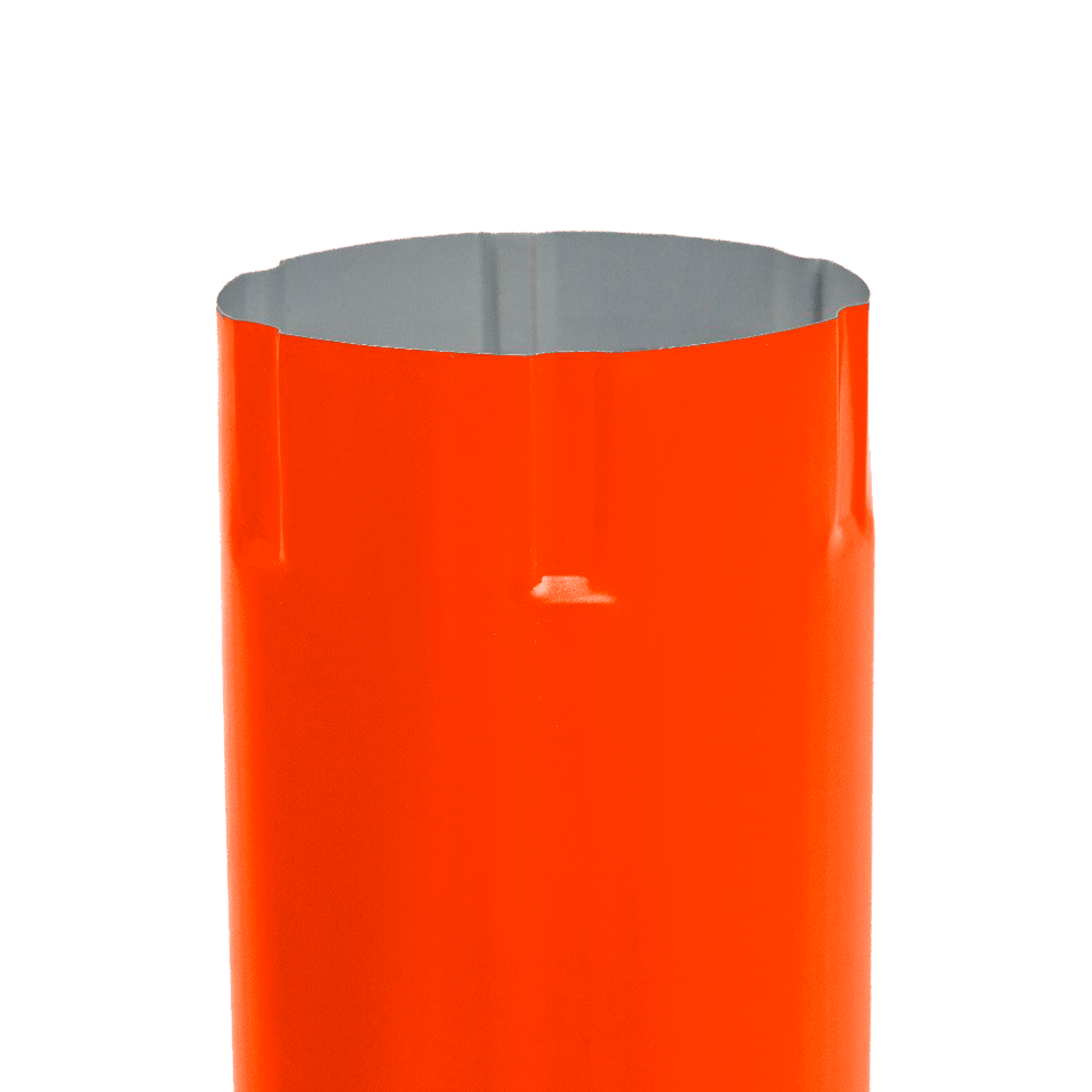 Труба водосточная D150x3000 NIKA-ПРОЕКТ Чистый оранжевый 0,45 мм Водосточная система NIKA-ПРОЕКТ круглого сечения D185/1