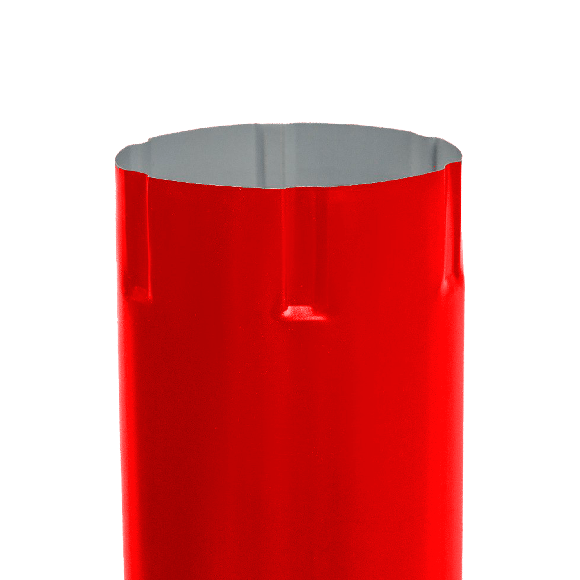 Труба водосточная D150x1000 NIKA-ПРОЕКТ Транспортный красный Водосточная система NIKA-ПРОЕКТ круглого сечения D185/150