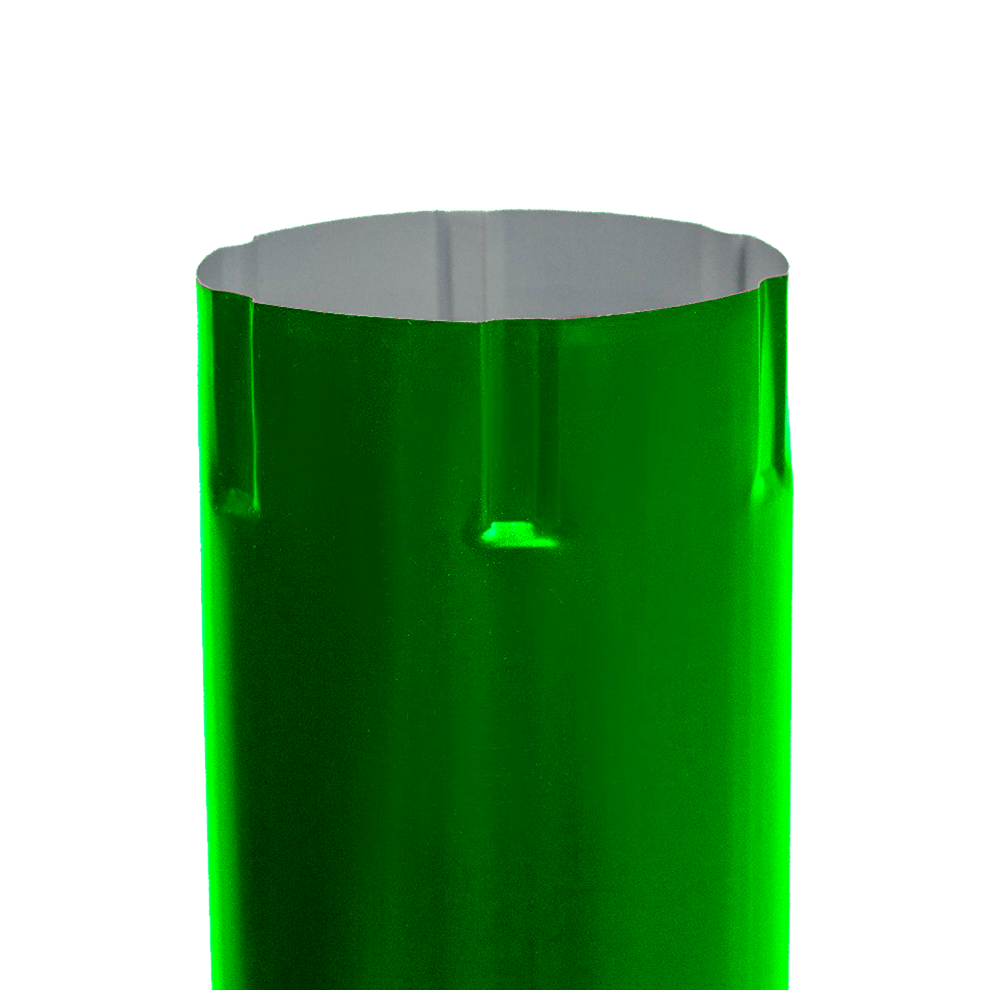 Труба водосточная D150x3000 NIKA-ПРОЕКТ Зеленый лист 0,45 мм Водосточная система NIKA-ПРОЕКТ круглого сечения D185/150