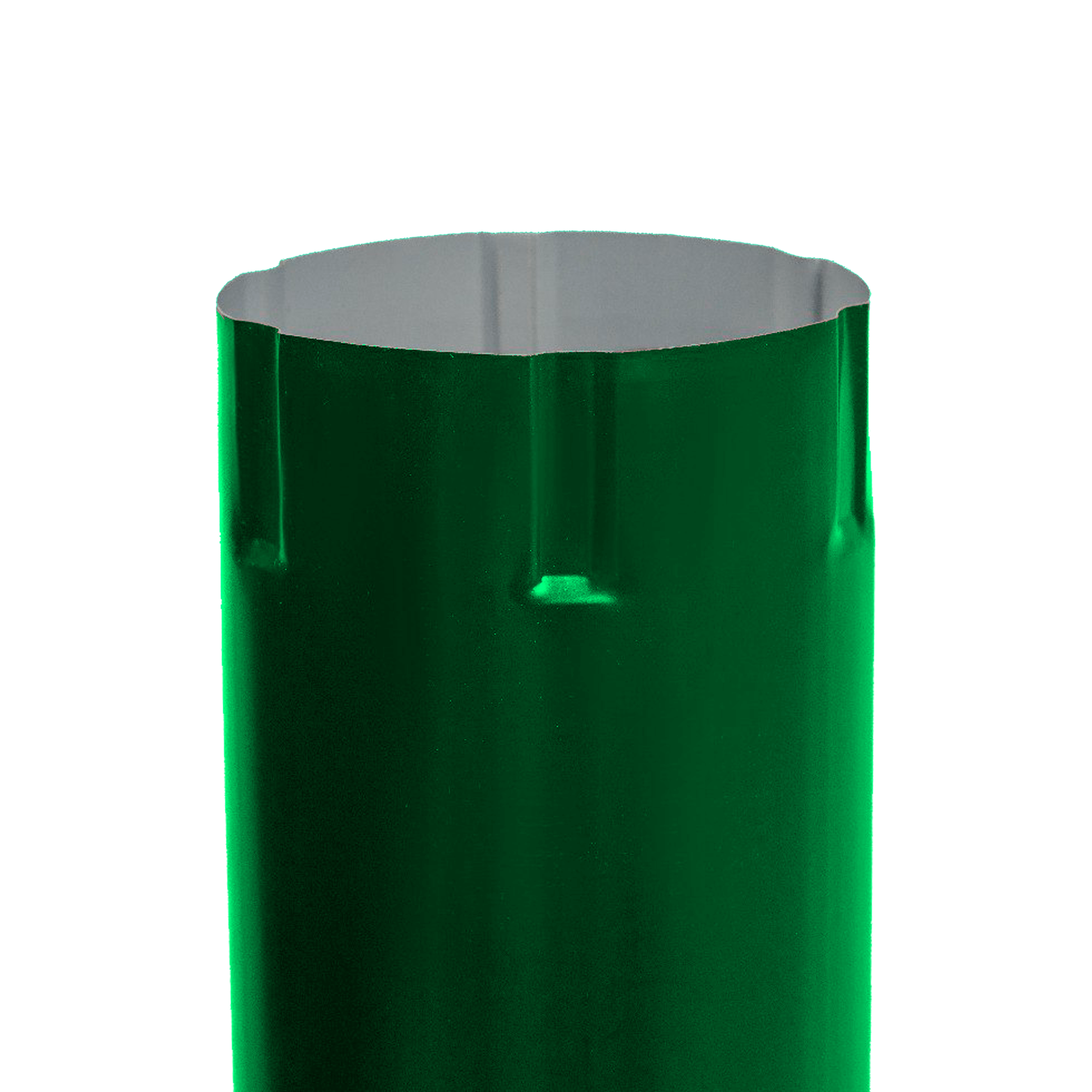 Труба водосточная D150x3000 NIKA-ПРОЕКТ Зеленый мох 0,45 мм Водосточная система NIKA-ПРОЕКТ круглого сечения D185/150