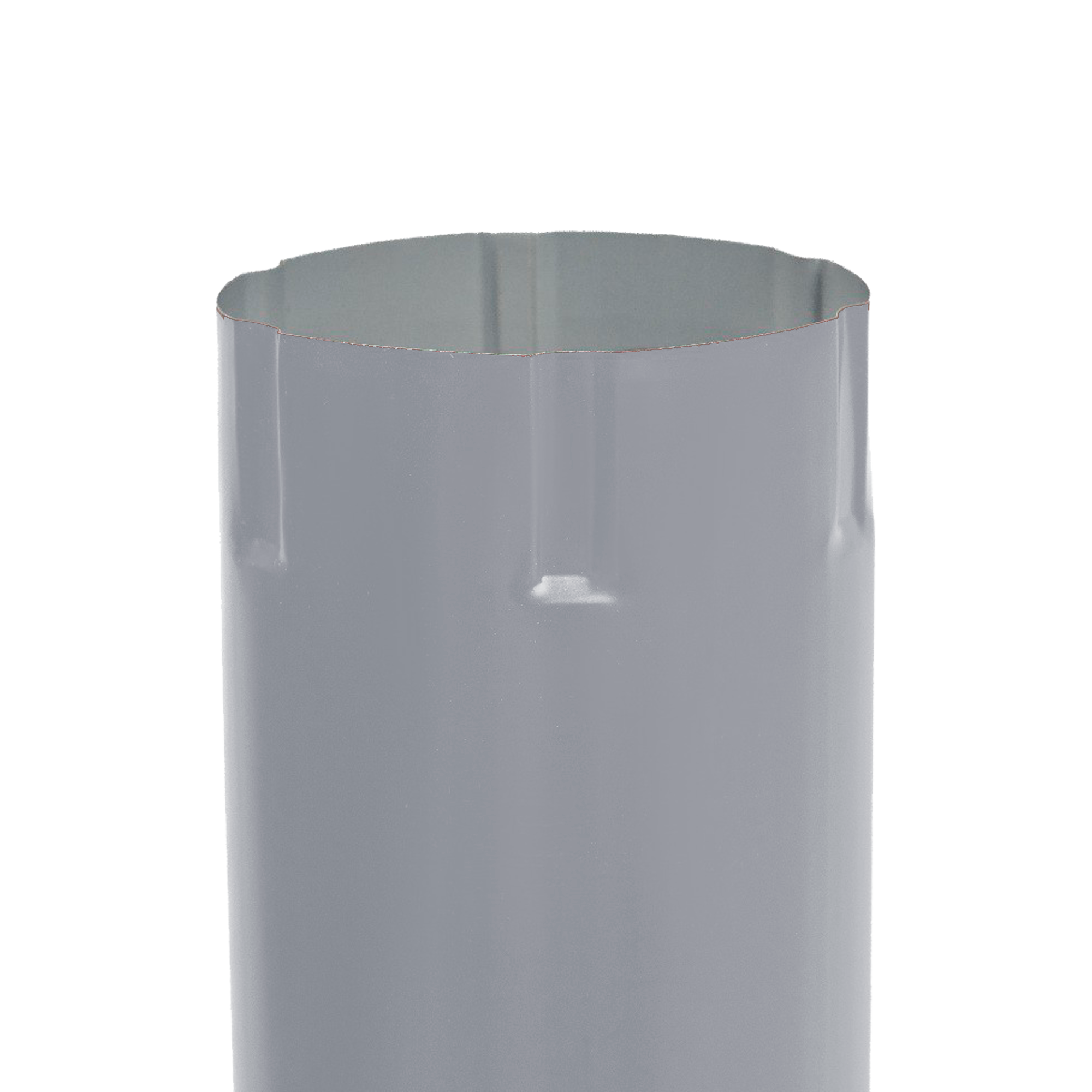 Труба водосточная D150x3000 NIKA-ПРОЕКТ Серый сигнальный 0,45 мм Водосточная система NIKA-ПРОЕКТ круглого сечения D185/1
